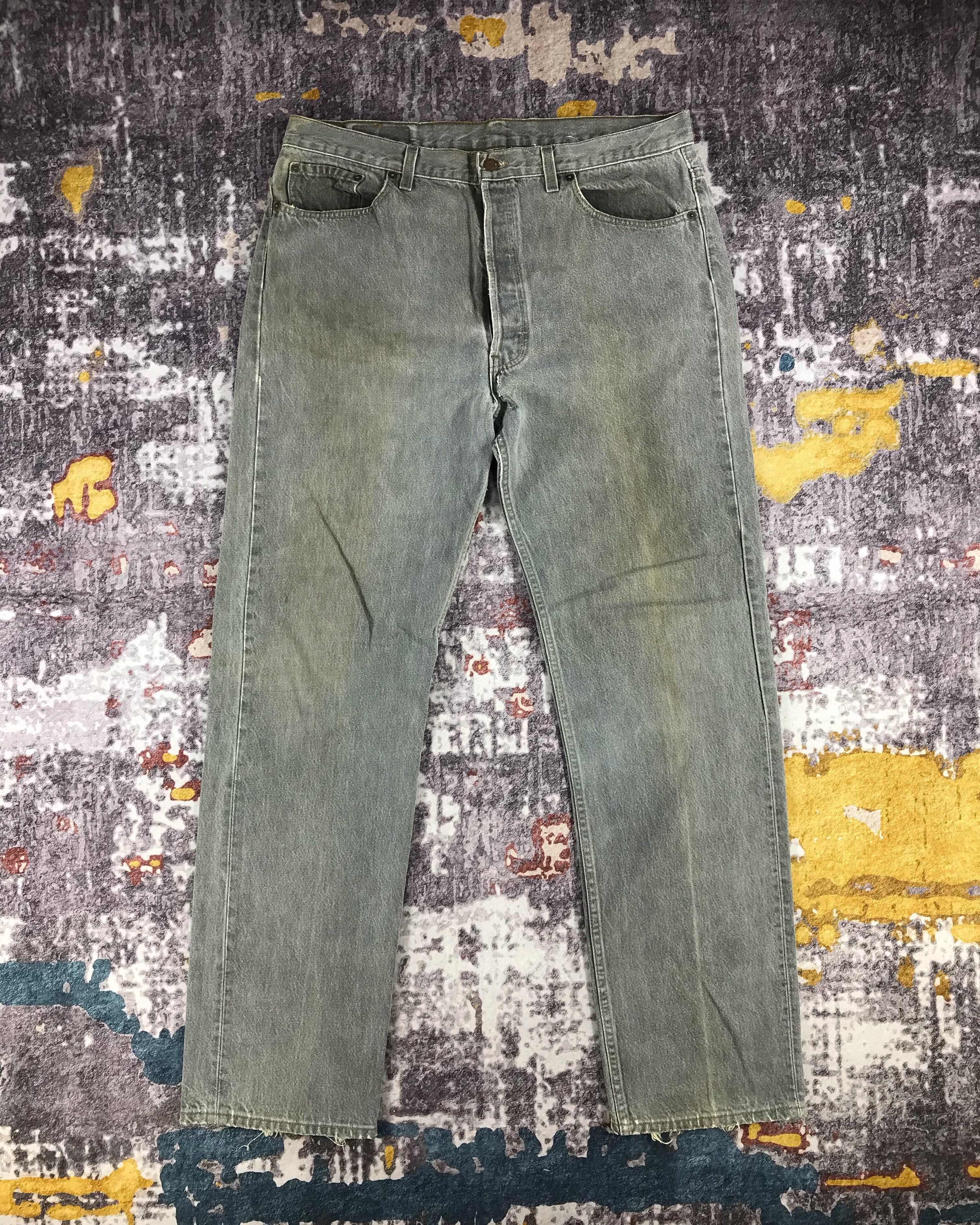 image of 90's Faded Black Levis 501 Jeans-Jm2382, Men's