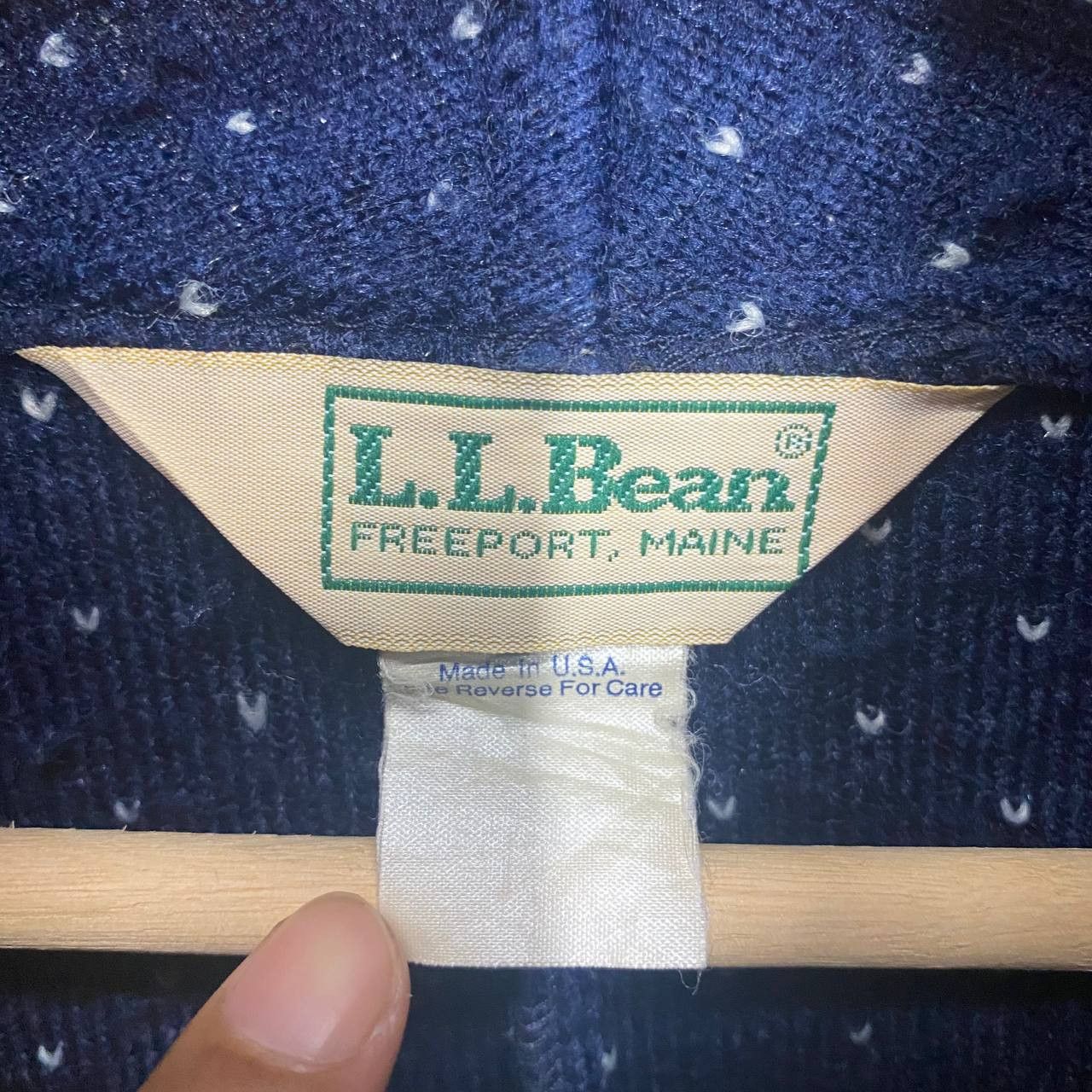 L.L. Bean × Vintage Vintage L.L bean teddy snap up dotted bomber jacket Size US M / EU 48-50 / 2 - 2 Thumbnail