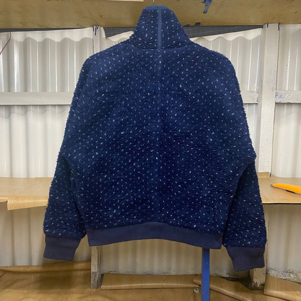 L.L. Bean × Vintage Vintage L.L bean teddy snap up dotted bomber jacket Size US M / EU 48-50 / 2 - 5 Thumbnail