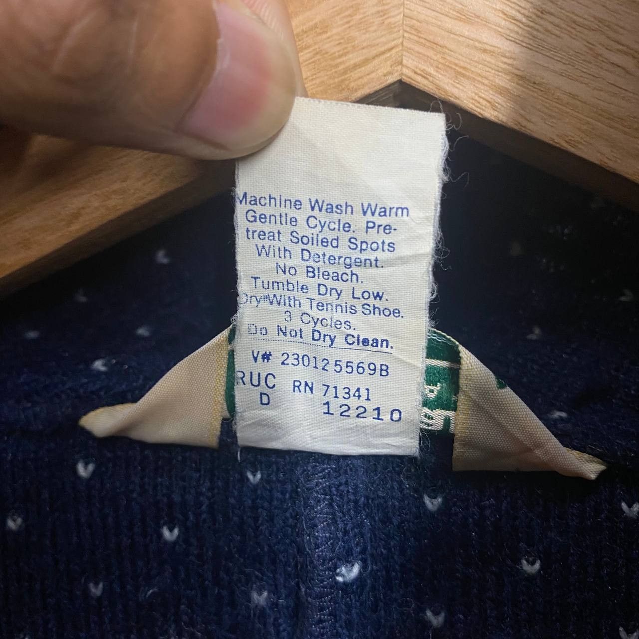 L.L. Bean × Vintage Vintage L.L bean teddy snap up dotted bomber jacket Size US M / EU 48-50 / 2 - 3 Thumbnail