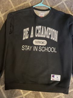 Supreme stay in cheap school sweatshirt