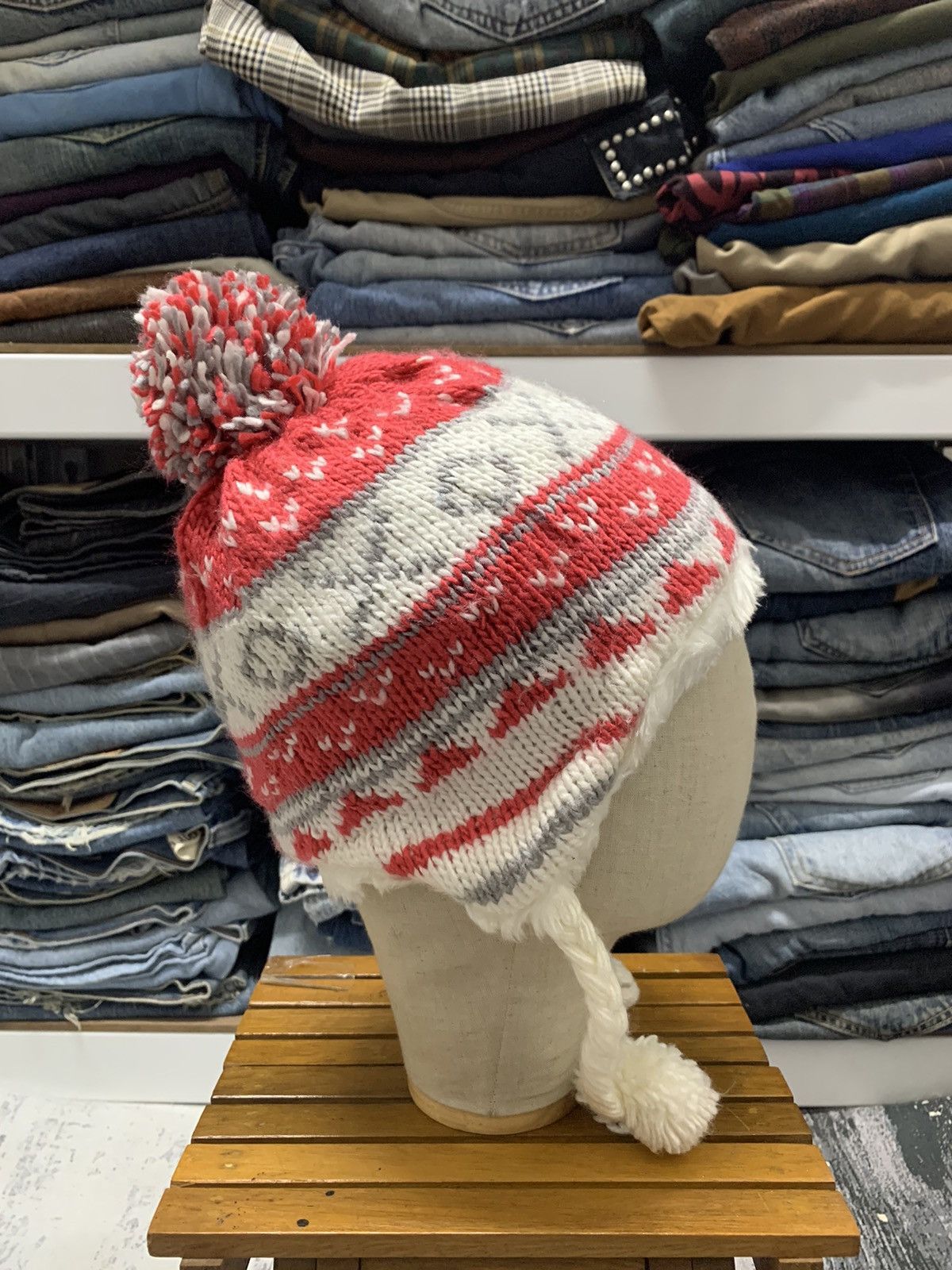 14th Addiction Japanese brand XOXO Knit Beanie Hat Kurt Cobain Style Size ONE SIZE - 4 Thumbnail