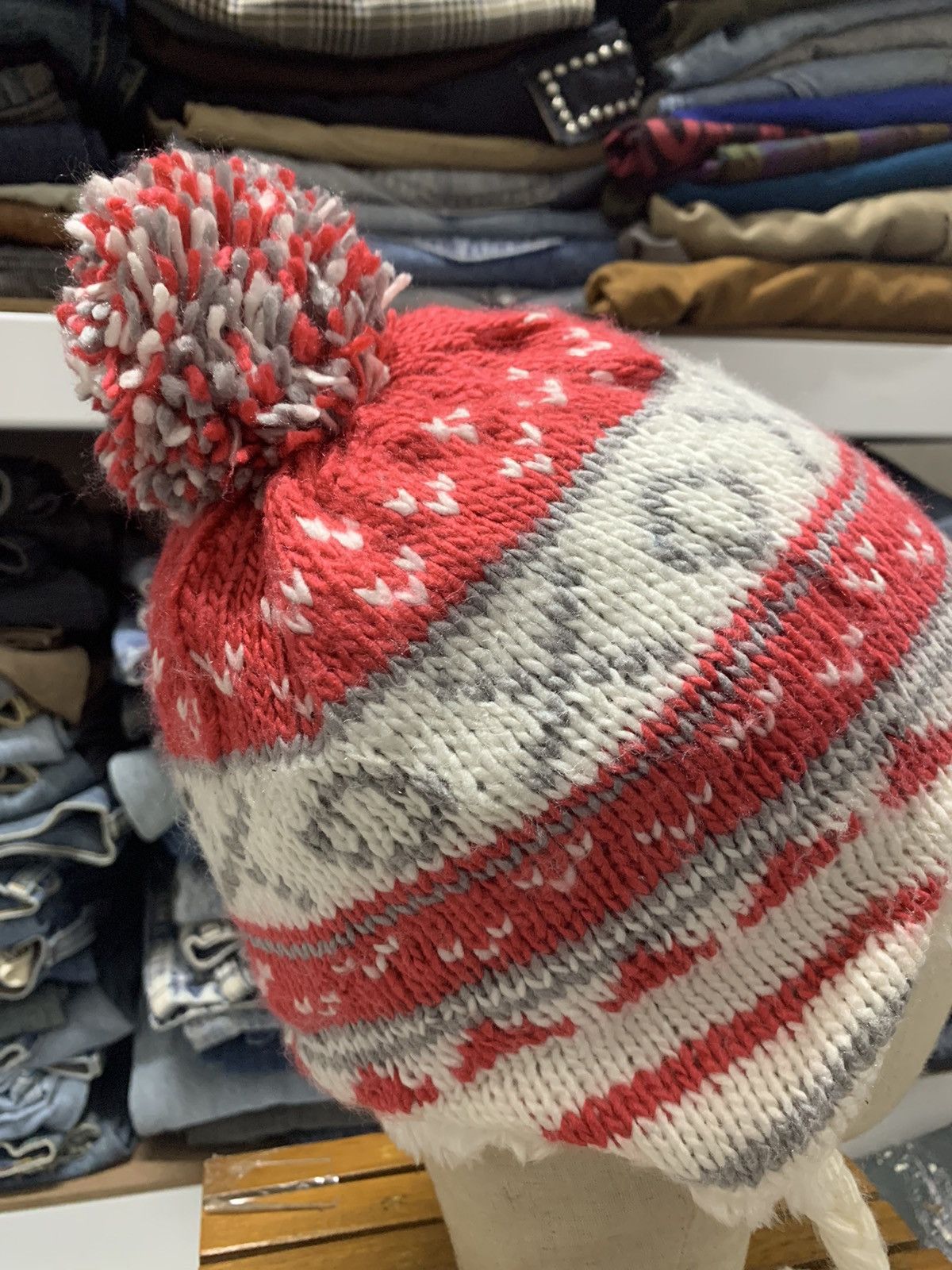 14th Addiction Japanese brand XOXO Knit Beanie Hat Kurt Cobain Style Size ONE SIZE - 5 Thumbnail