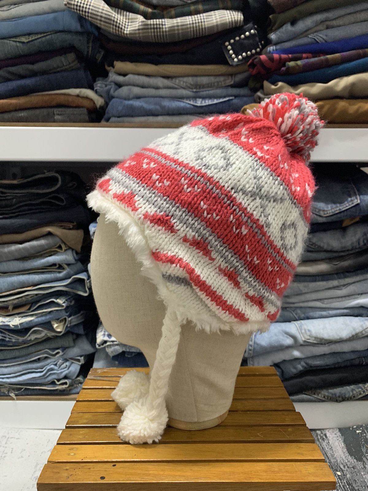14th Addiction Japanese brand XOXO Knit Beanie Hat Kurt Cobain Style Size ONE SIZE - 2 Thumbnail
