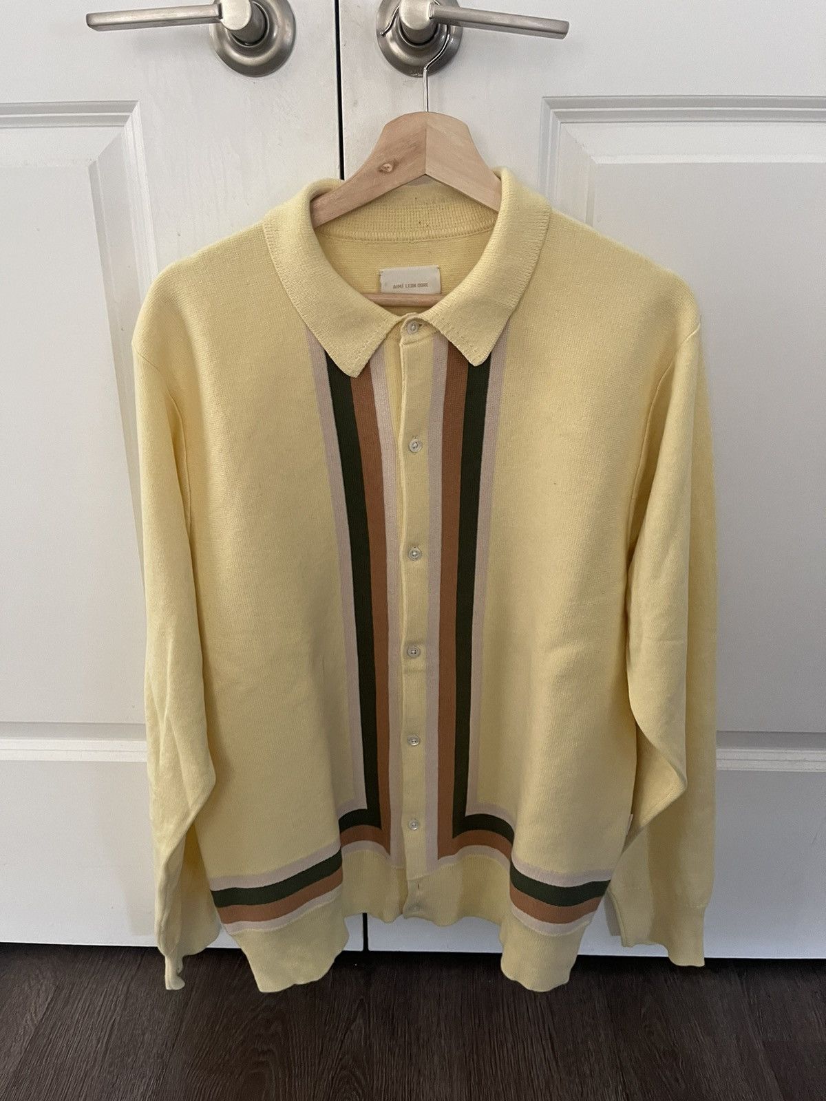 Aime Leon Dore Polo Cardigan