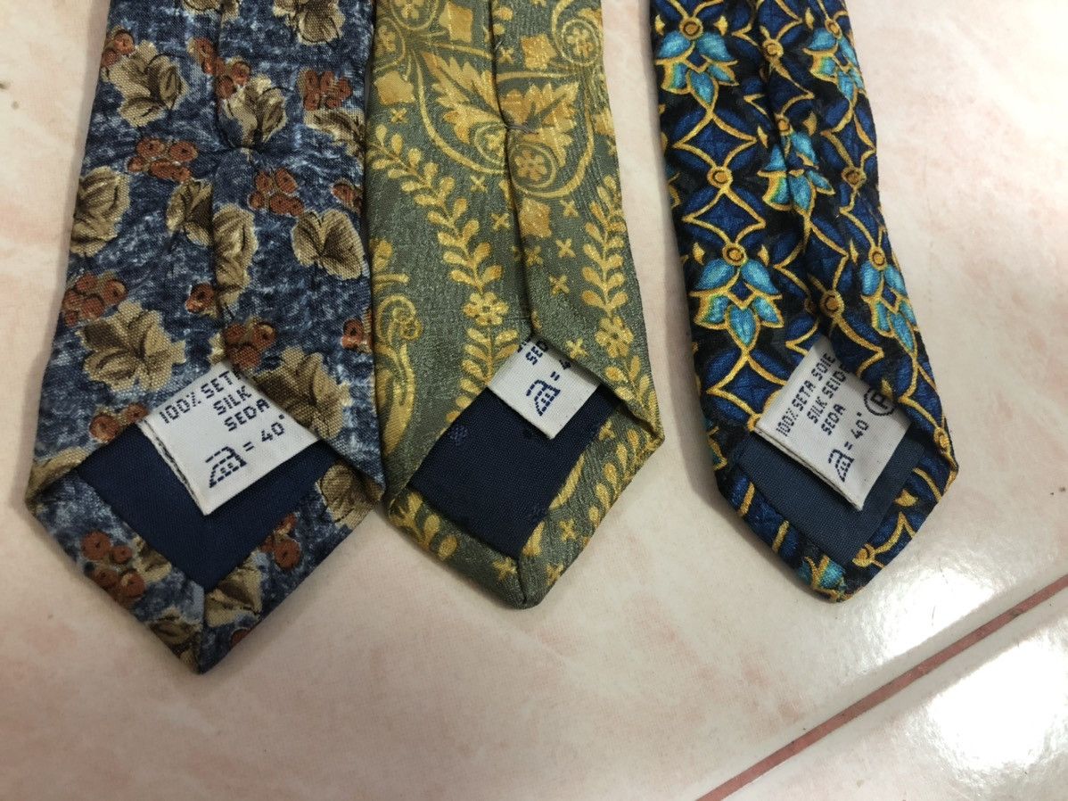 Givenchy Combo 3pcs Necktie Givenchy Silk Material Art Design Size ONE SIZE - 2 Thumbnail