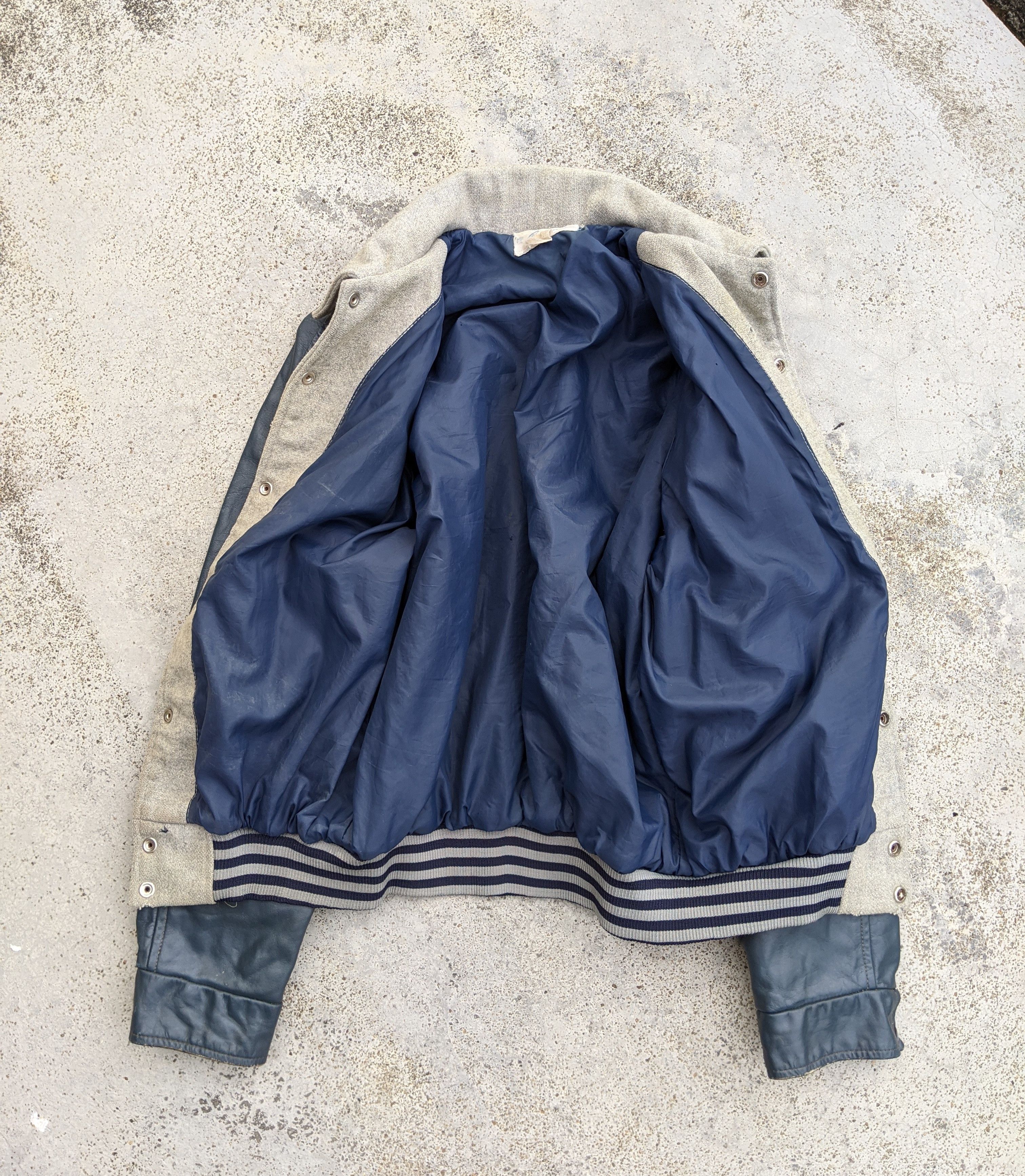 Vintage 1984 Lethbridge Community College Distress Varsity Jacket Size US M / EU 48-50 / 2 - 3 Thumbnail