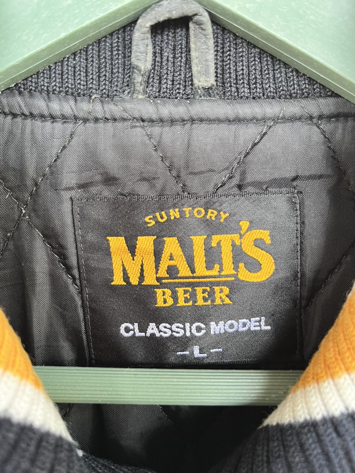 MLB Vintage 2000 Suntory Malt Beer Varsity Jacket Size US L / EU 52-54 / 3 - 10 Thumbnail