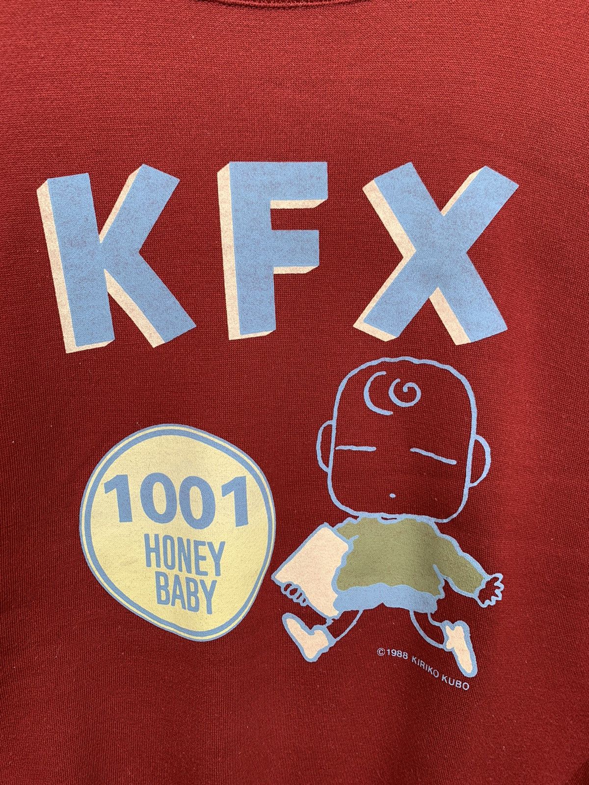 Japanese Brand × Vintage RARE!l✨1988 Kiriko kubo Manga Sweatshirt Size US M / EU 48-50 / 2 - 3 Thumbnail