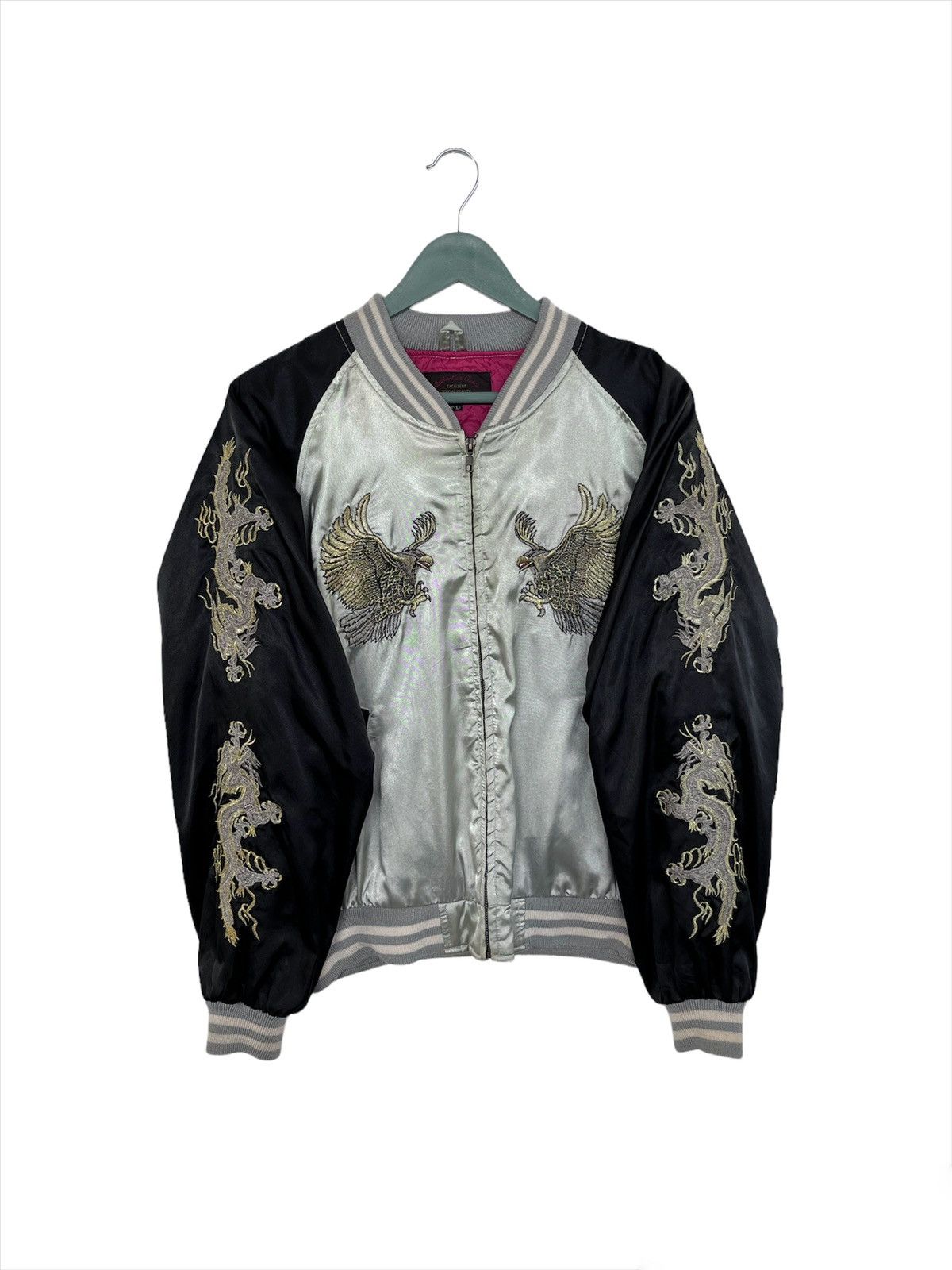 Japanese Brand Vintage Japanese Traditional Souvenir Sukajan Jacket Size US L / EU 52-54 / 3 - 2 Thumbnail