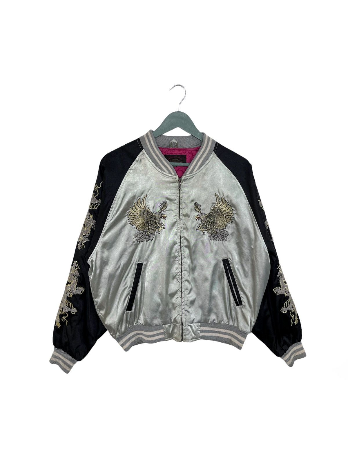 Japanese Brand Vintage Japanese Traditional Souvenir Sukajan Jacket Size US L / EU 52-54 / 3 - 1 Thumbnail