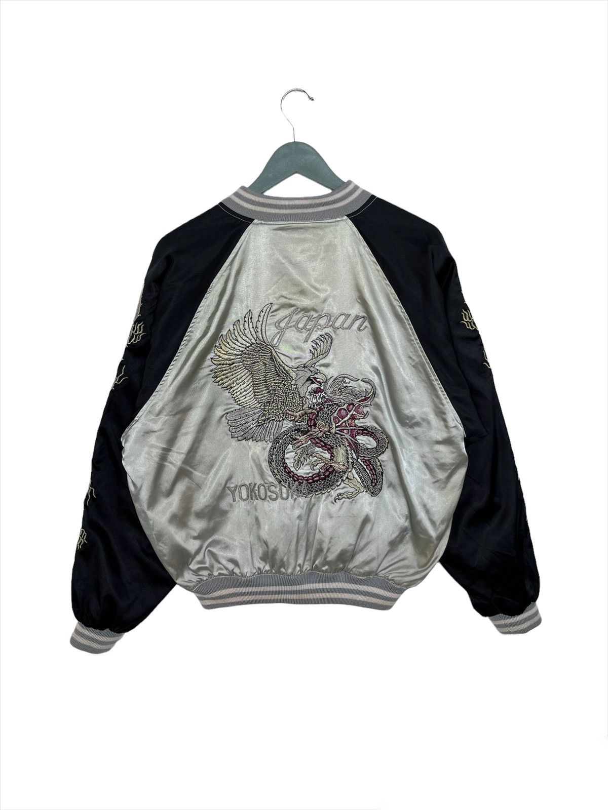 Japanese Brand Vintage Japanese Traditional Souvenir Sukajan Jacket Size US L / EU 52-54 / 3 - 3 Thumbnail