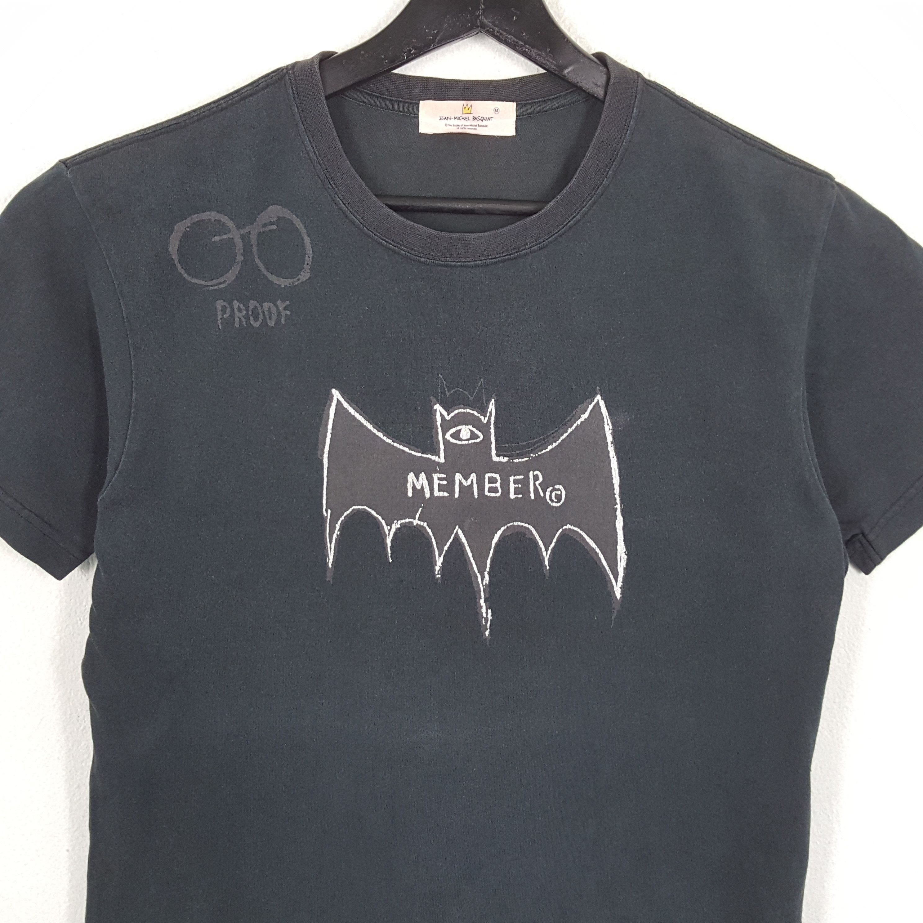 Japanese Brand × Jean-Michel Basquiat × Vintage MEMBER JEAN MICHEL BASQUIAT Japanese Brand Tshirt Size US M / EU 48-50 / 2 - 2 Thumbnail