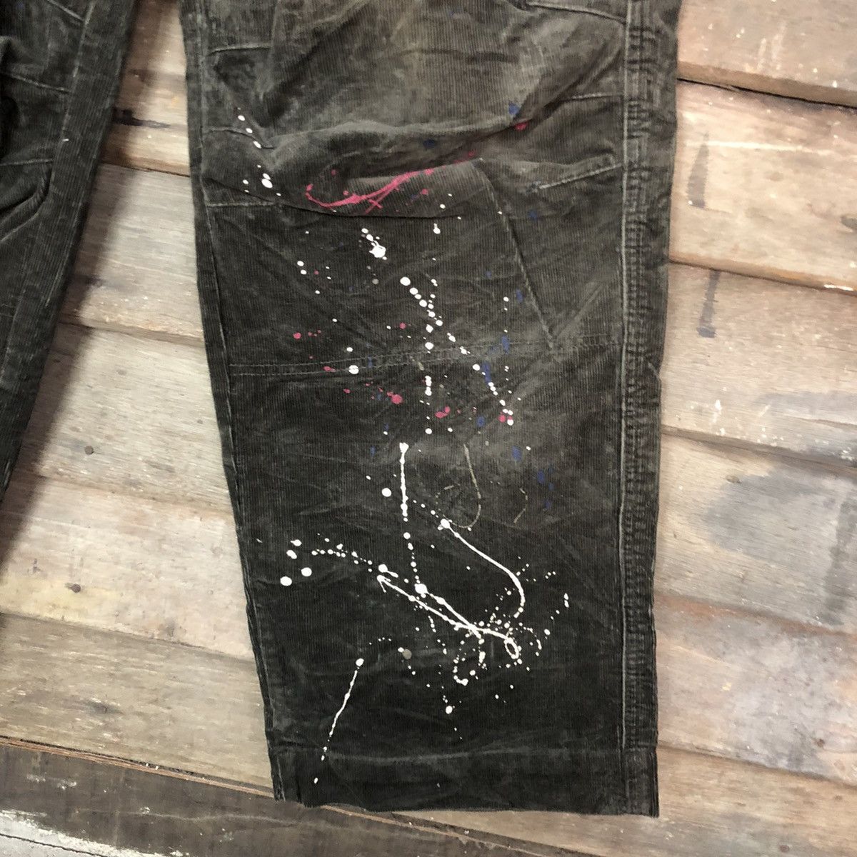 Hypebeast Sunny Claude Brown corduroy painter Cargo Pants #c1018DL Size US 28 / EU 44 - 8 Thumbnail