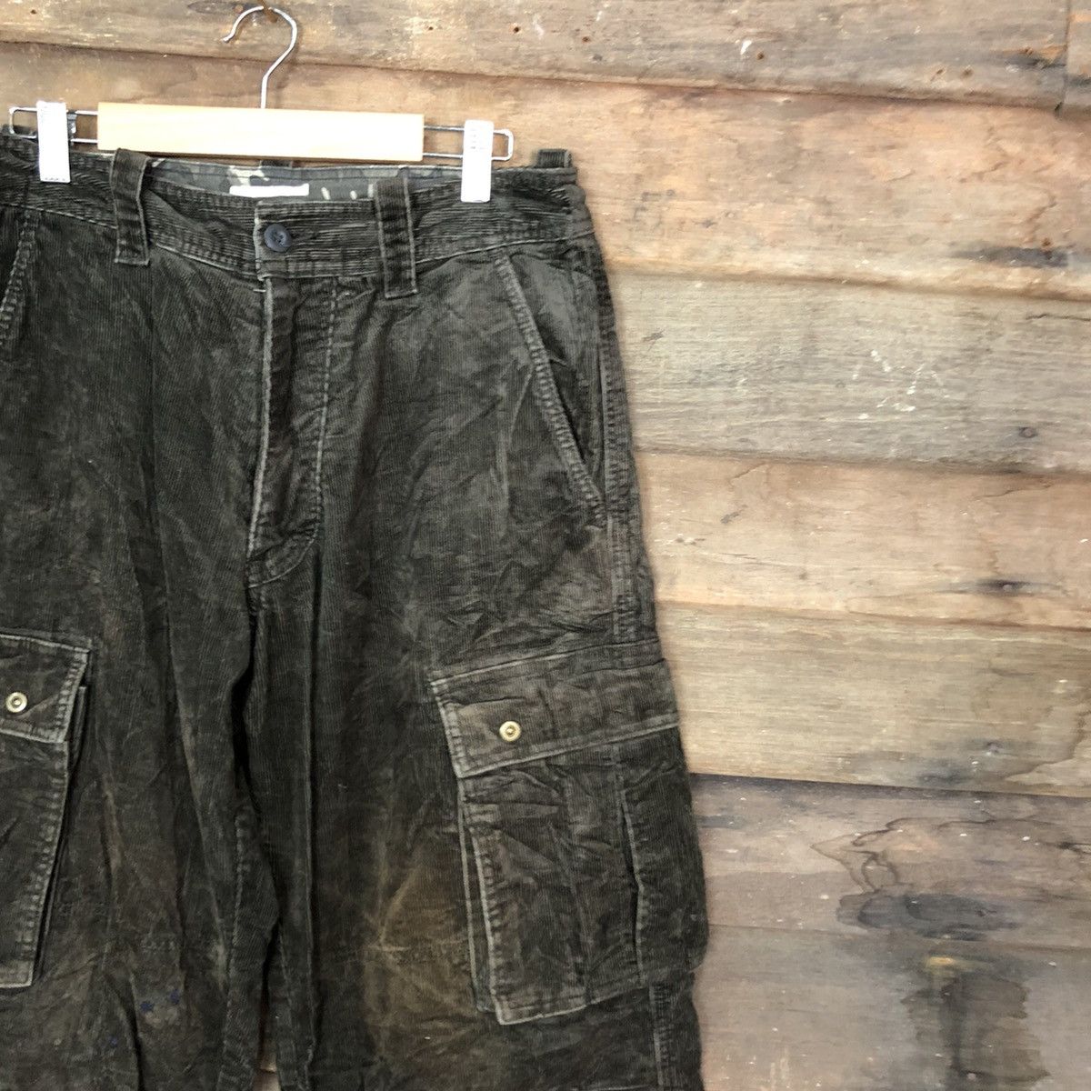 Hypebeast Sunny Claude Brown corduroy painter Cargo Pants #c1018DL Size US 28 / EU 44 - 5 Thumbnail