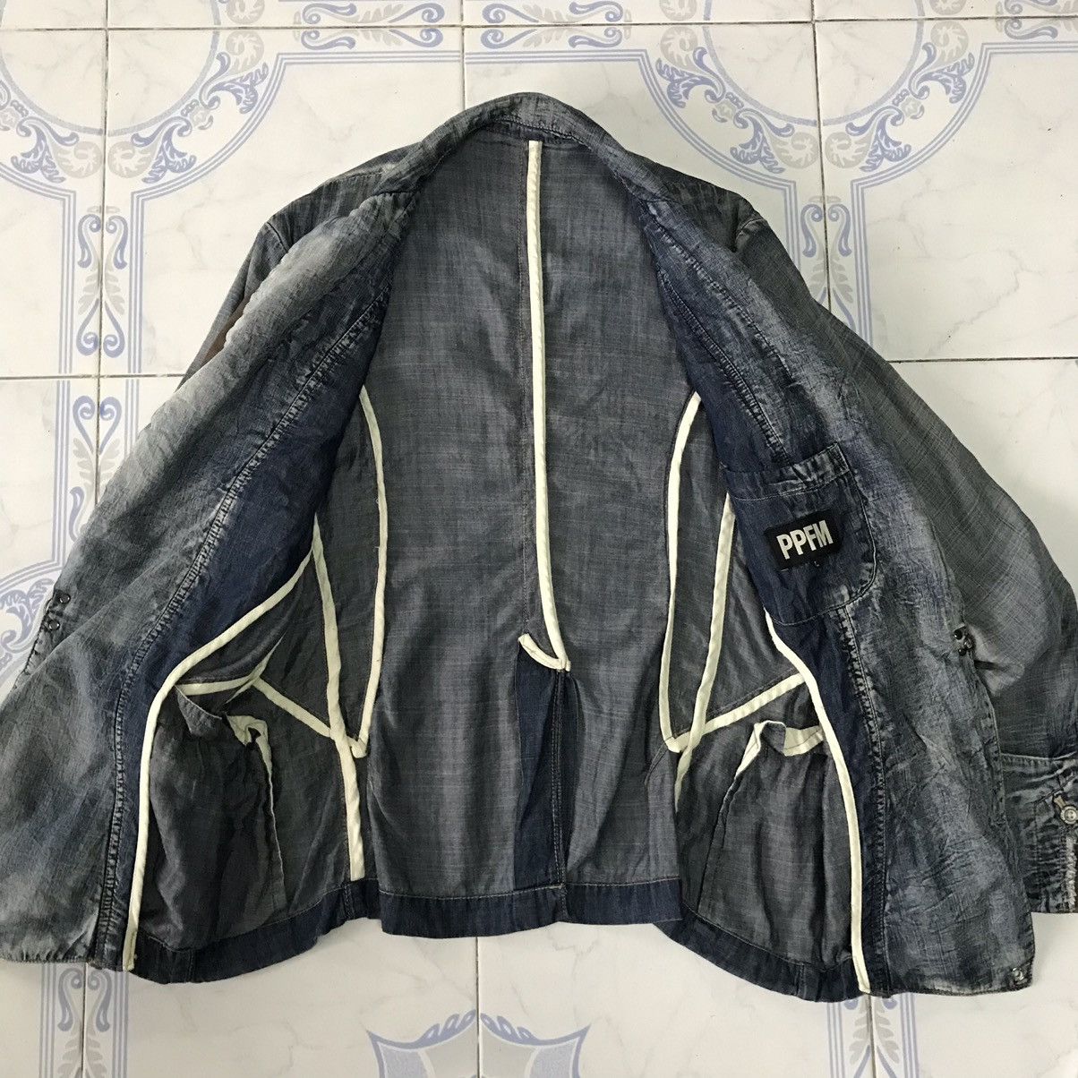 PPFM Vtg PPFM Double Layer Colar Style Jacket Size US L / EU 52-54 / 3 - 15 Thumbnail