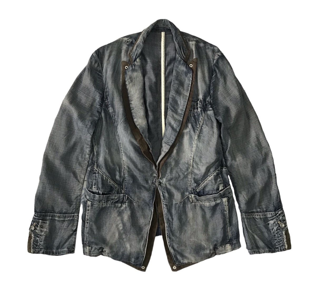 image of VTG Ppfm Double Layer Colar Style Jacket, Men's (Size Large)
