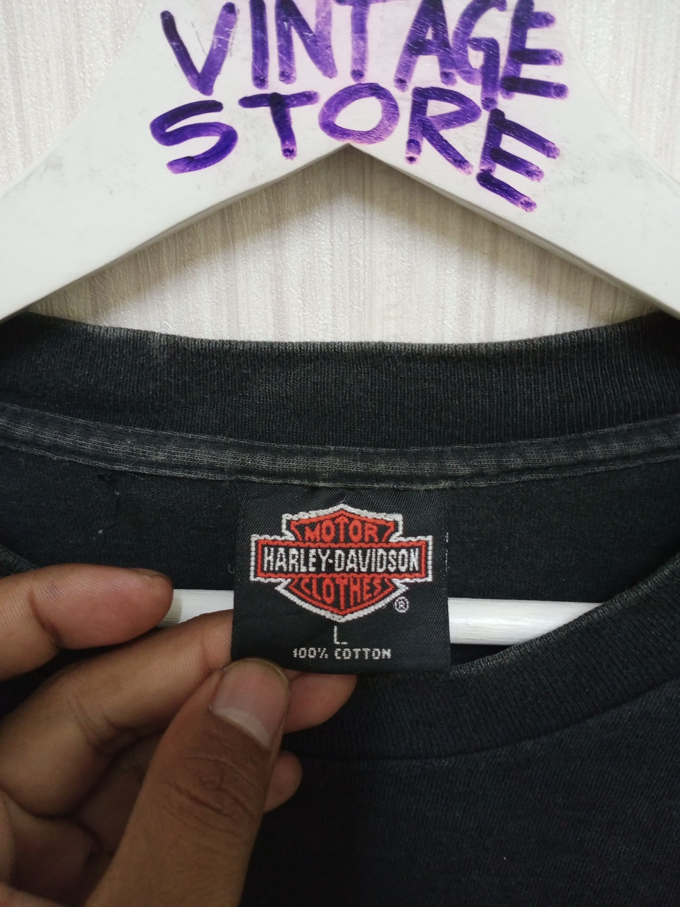 Harley Davidson Vintage Harley Davidson 1992 "Milwaukee Famous" Tshirt Size US L / EU 52-54 / 3 - 4 Thumbnail