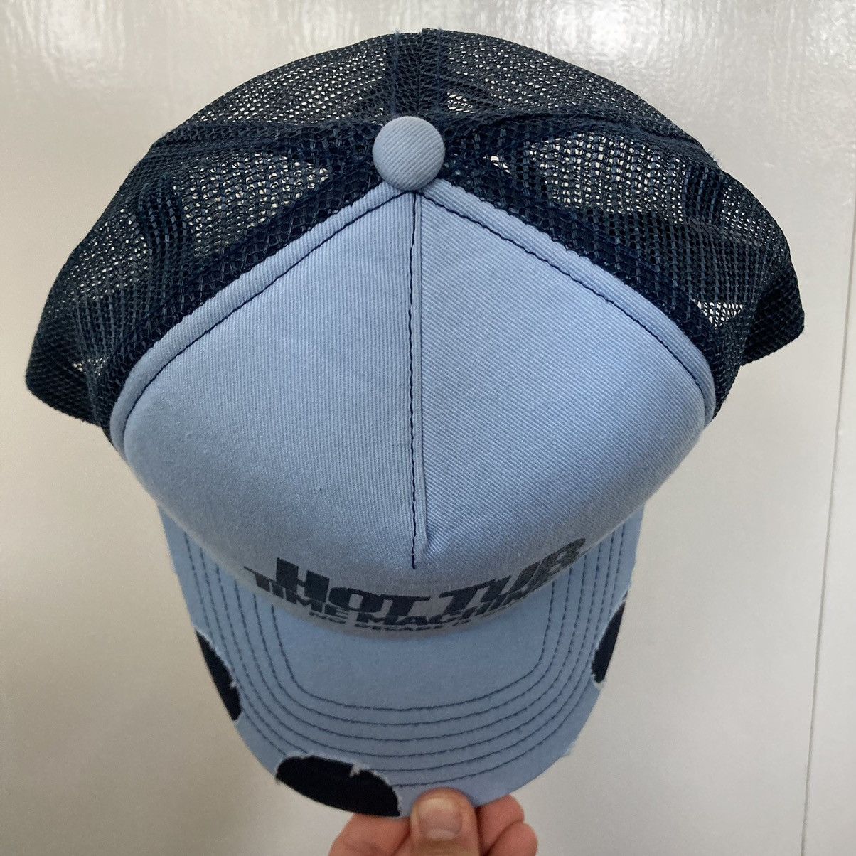 Vintage HOT TUB TIME MACHINE 2 MOVIE TRUCKER HAT CAP 2015 PROMO BLUE Size ONE SIZE - 8 Thumbnail
