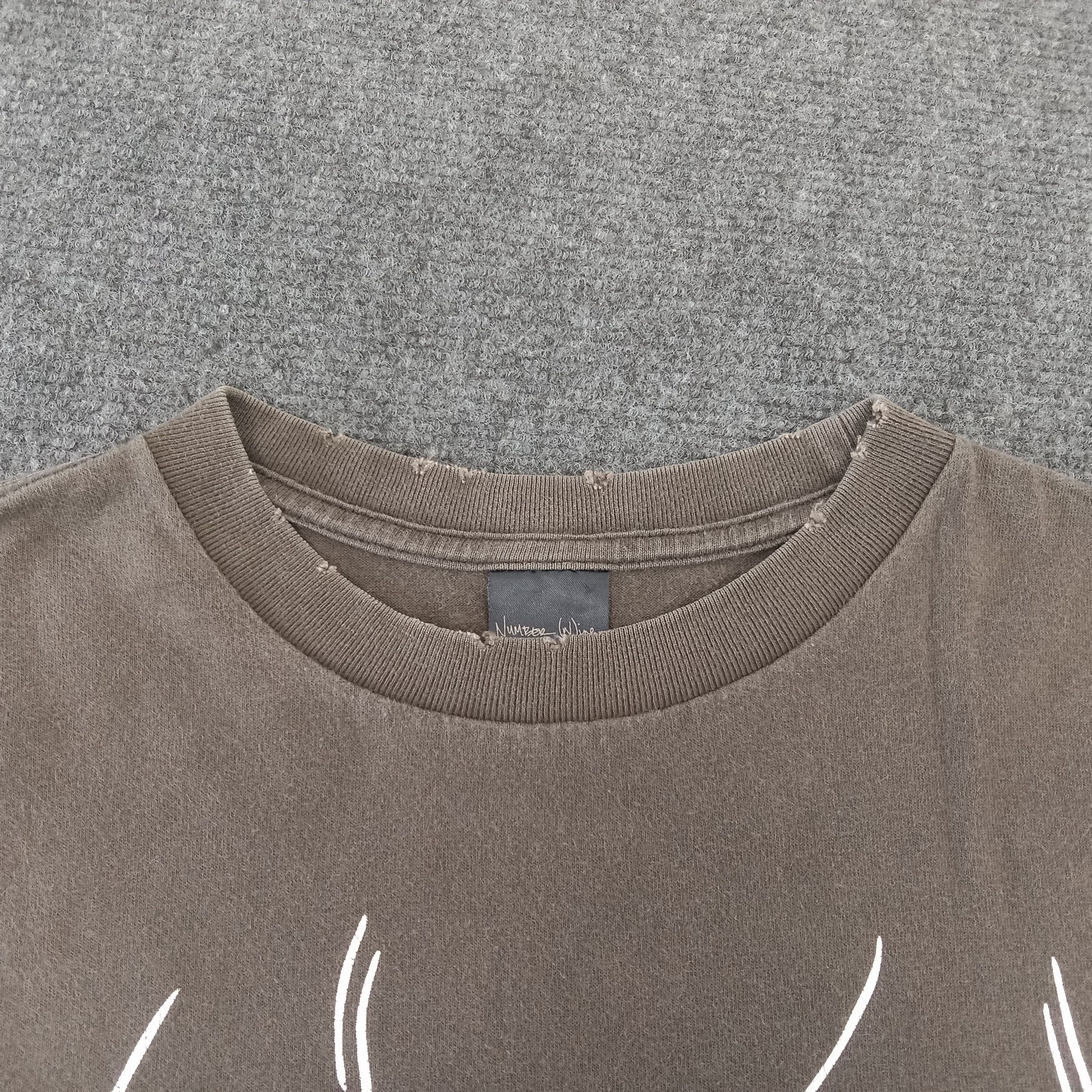 Japanese Brand Vintage Number Nine Jacket Style Design T-Shirt made Japan Size US L / EU 52-54 / 3 - 5 Thumbnail