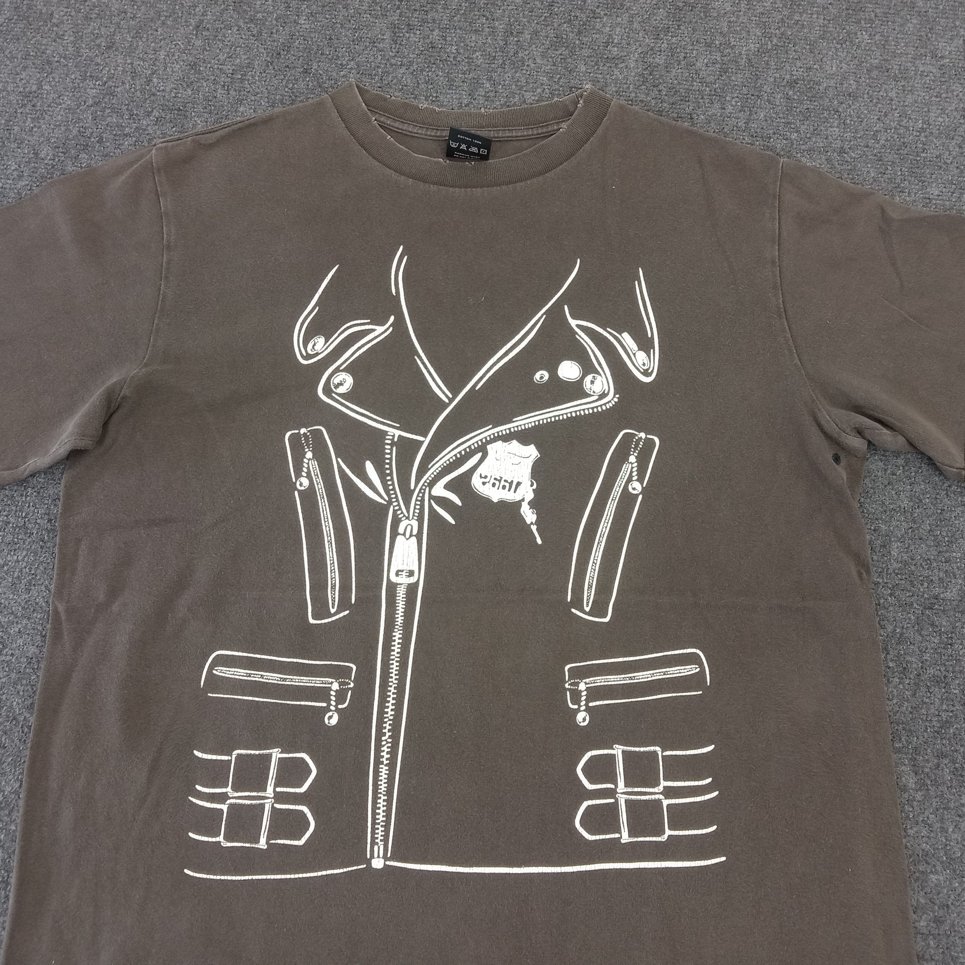 Japanese Brand Vintage Number Nine Jacket Style Design T-Shirt made Japan Size US L / EU 52-54 / 3 - 2 Thumbnail