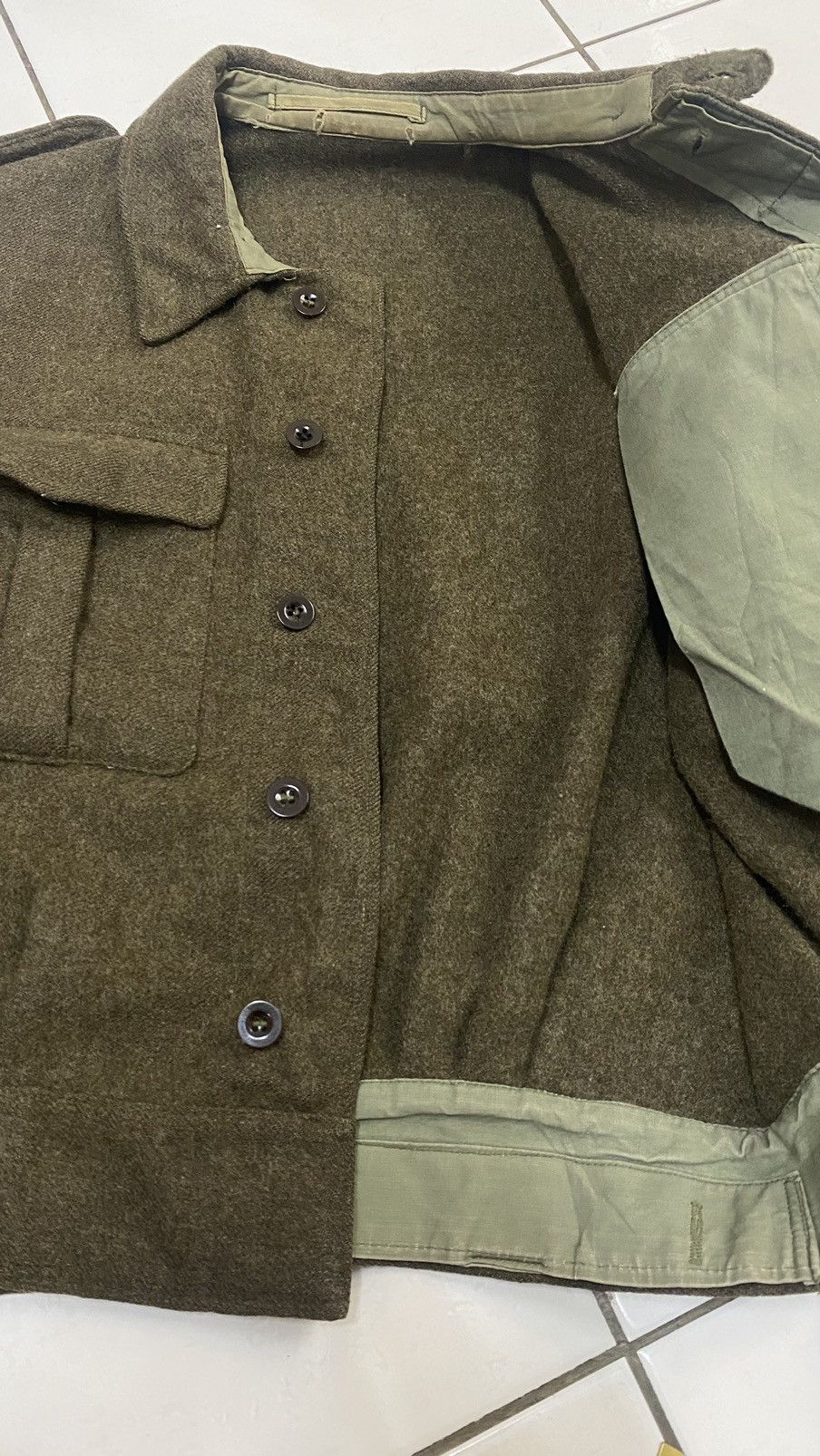 Vintage Vintage Military Wool Eisenhower Jacket Size US M / EU 48-50 / 2 - 13 Thumbnail