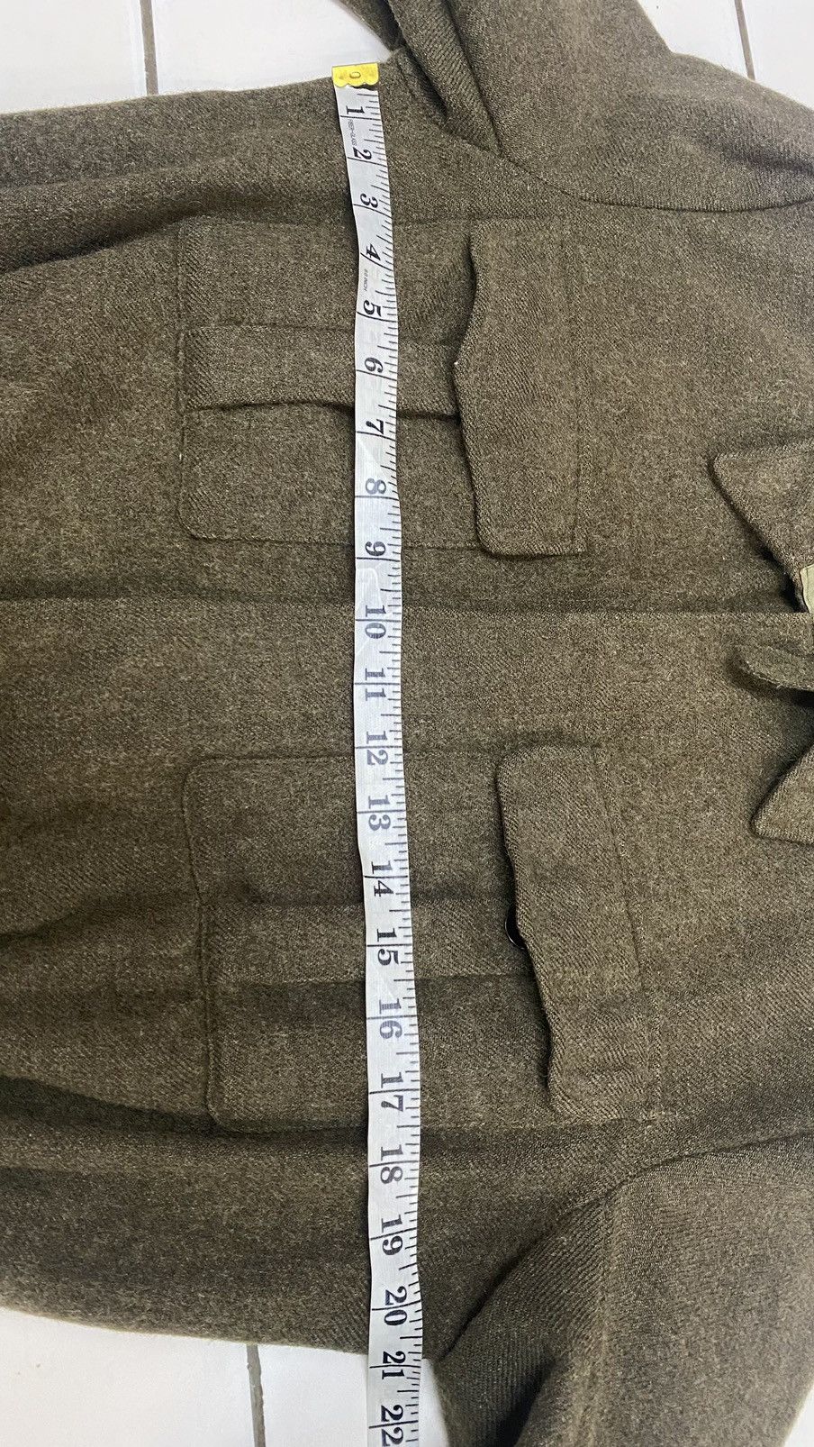 Vintage Vintage Military Wool Eisenhower Jacket Size US M / EU 48-50 / 2 - 17 Thumbnail