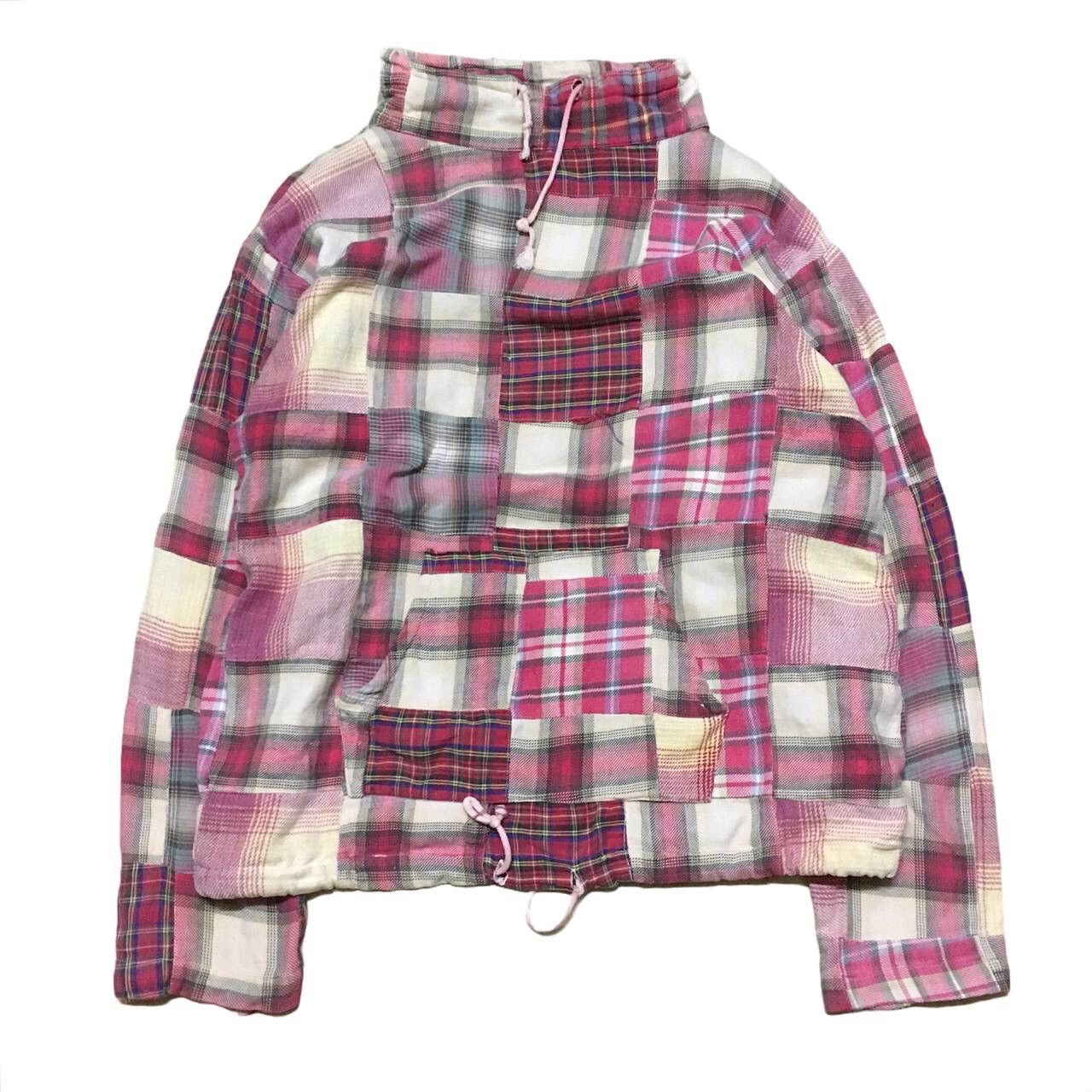 Japanese Brand Nepuca Patchwork Sweatshirt Red Tartan Size US L / EU 52-54 / 3 - 1 Thumbnail