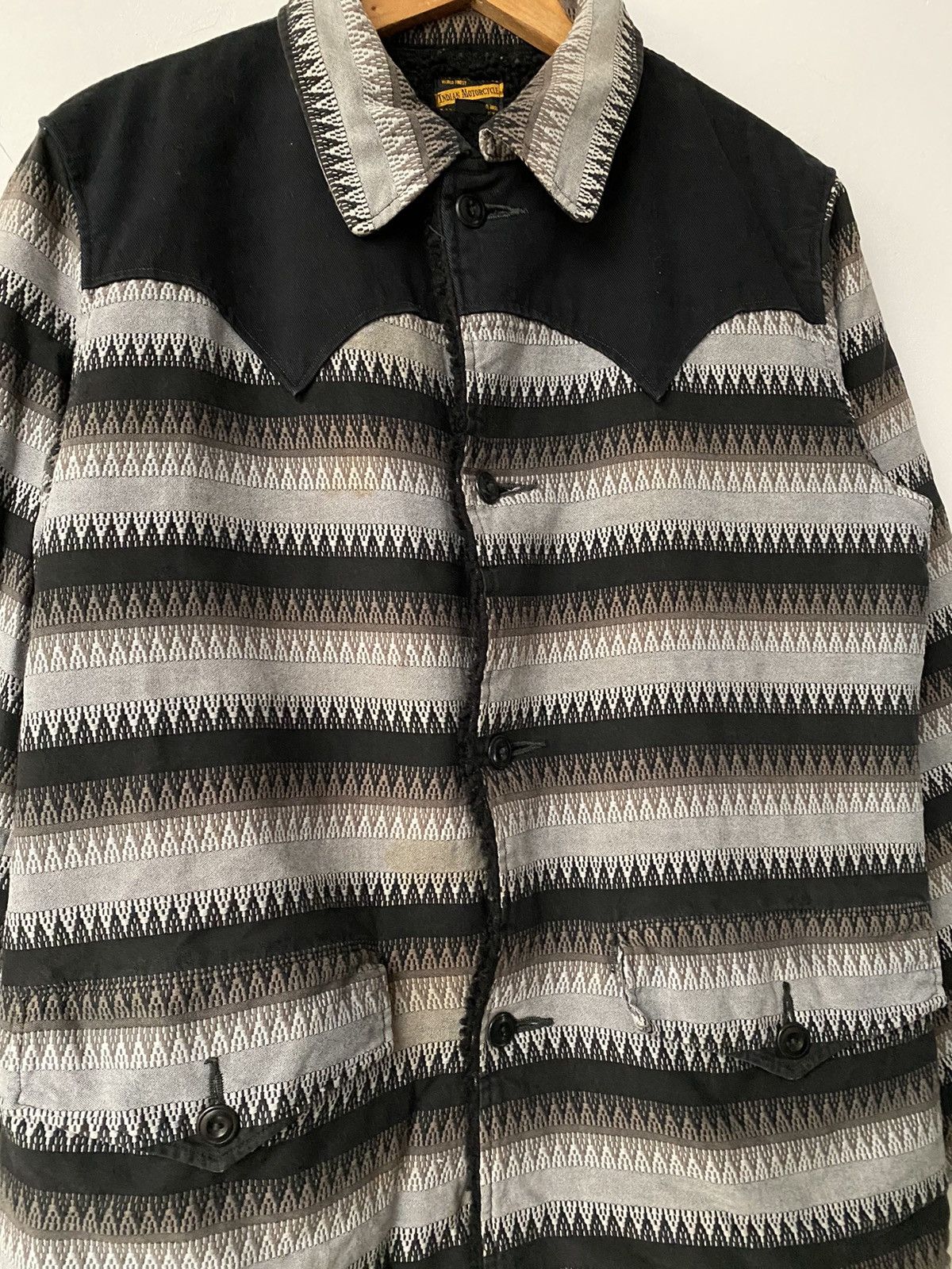 Kapital × Toyo Enterprises × Vintage Vintage pachwork Toyo Enter.Indian motorcyle jacket Size US L / EU 52-54 / 3 - 7 Thumbnail