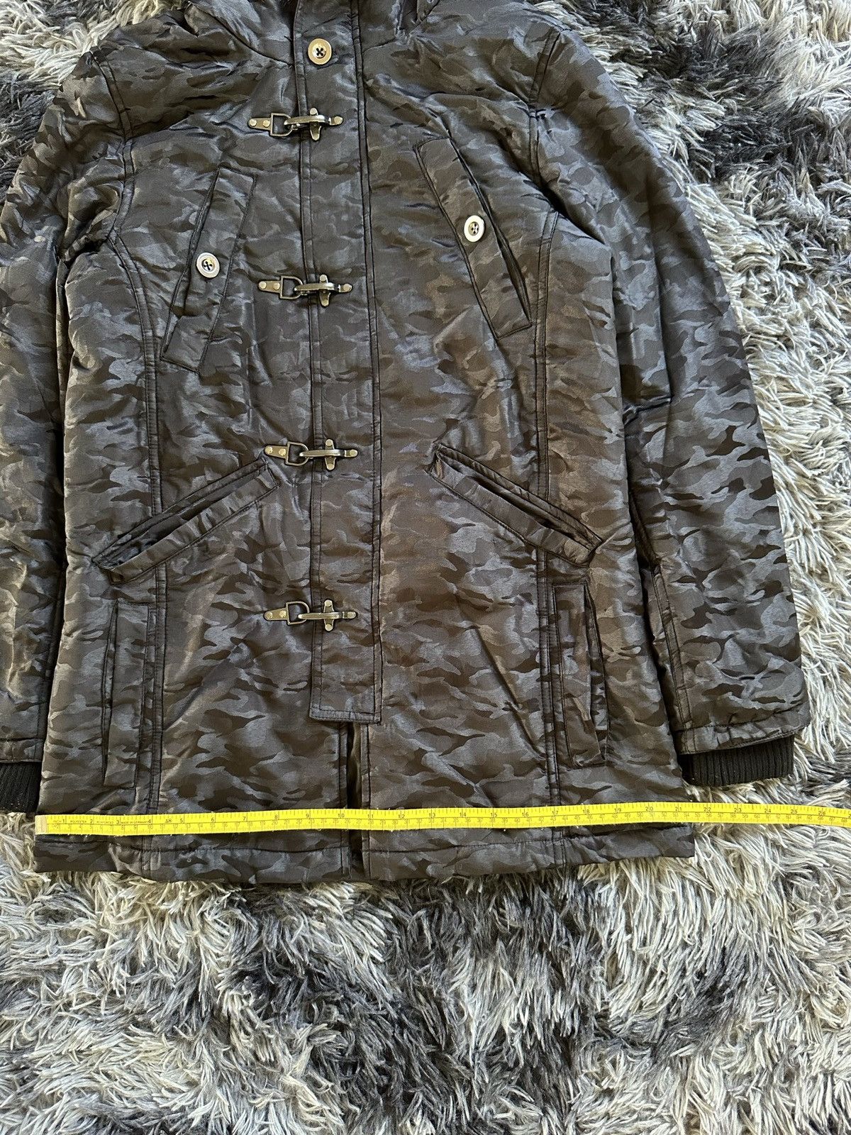 In The Attic 00's In The Attic digital camo black parka puffer jacket Size US M / EU 48-50 / 2 - 23 Thumbnail