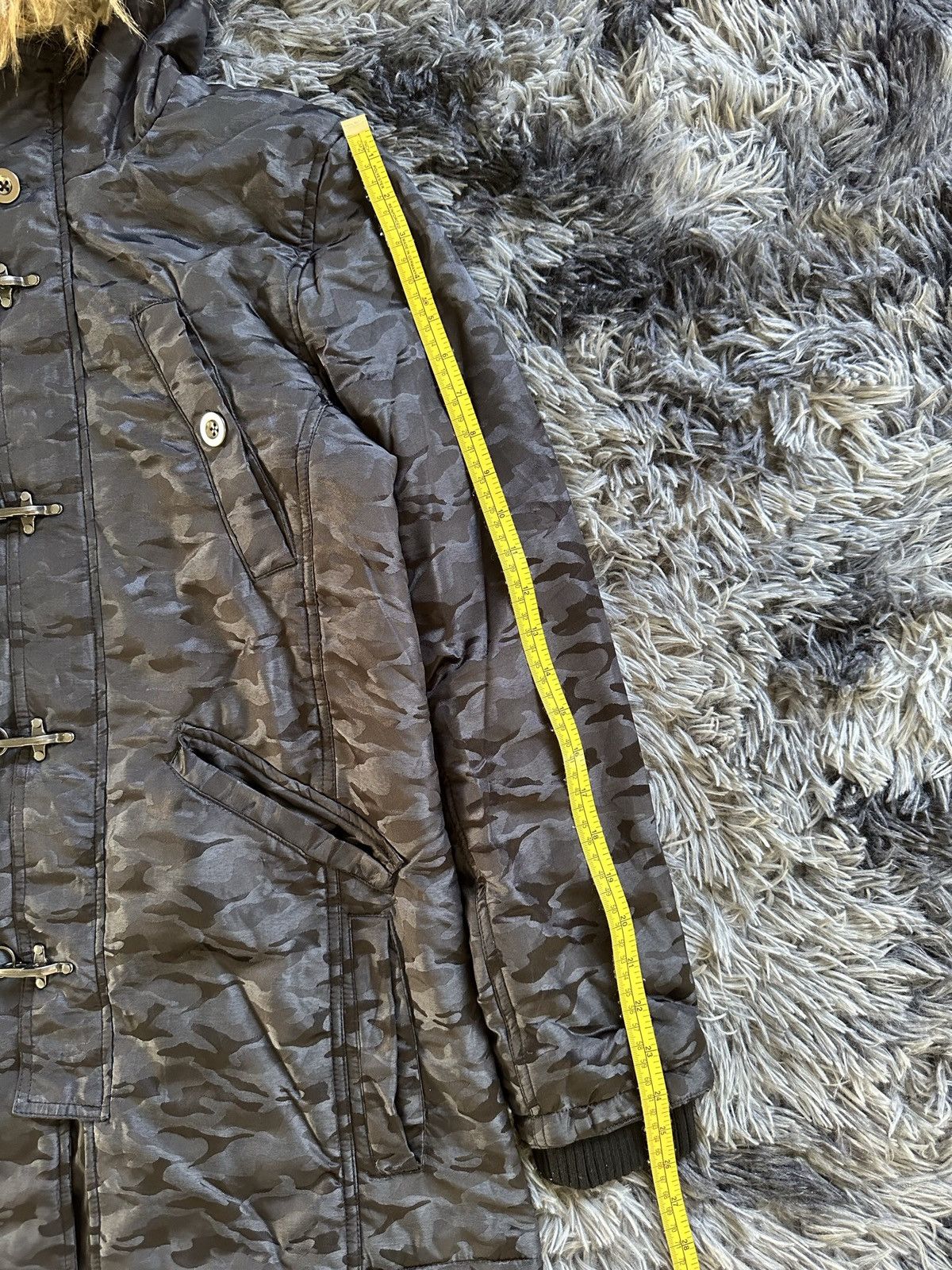 In The Attic 00's In The Attic digital camo black parka puffer jacket Size US M / EU 48-50 / 2 - 20 Thumbnail