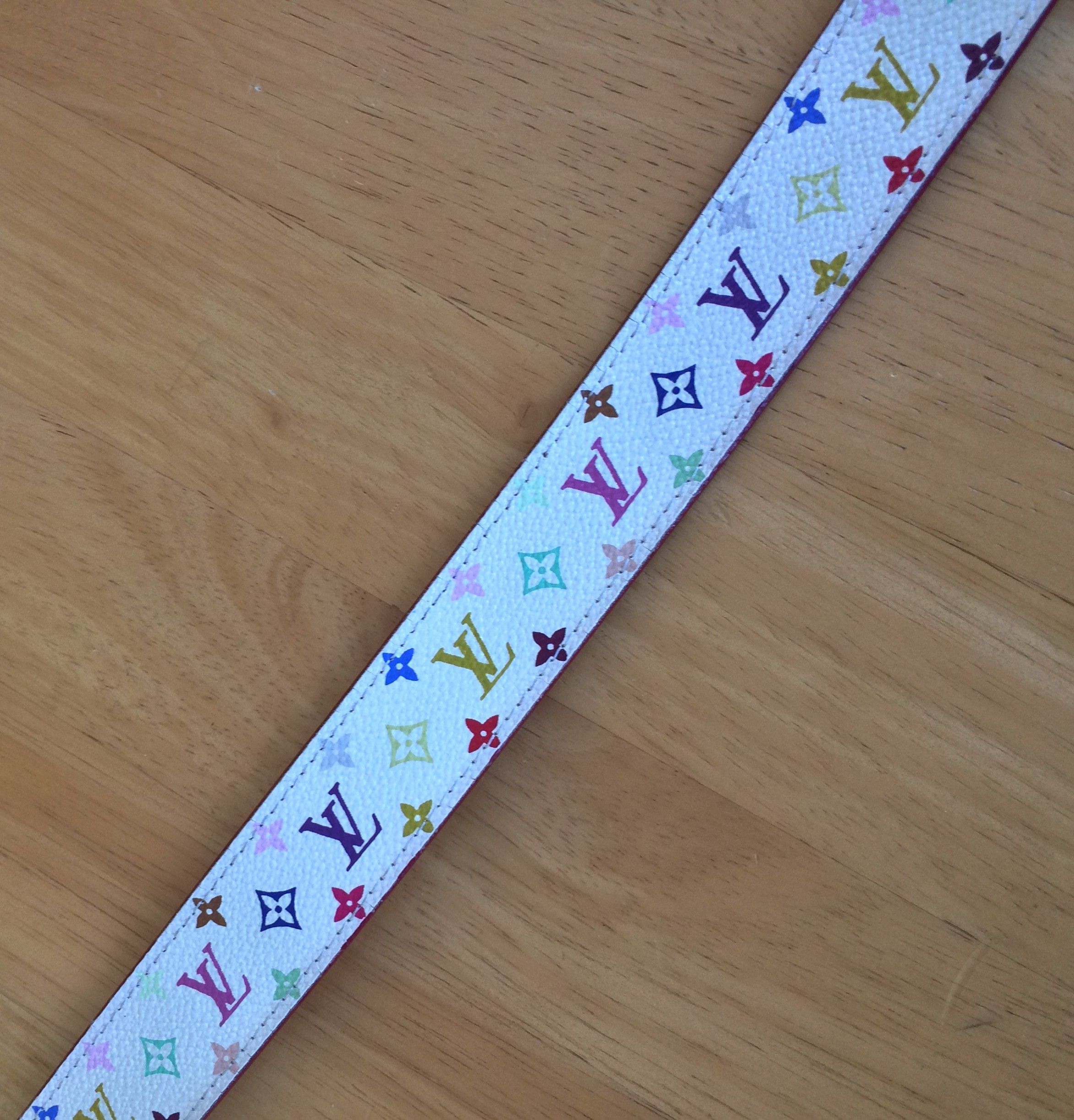 Louis Vuitton × Takashi Murakami S/S 2003 Louis Murakami Multicolor Monogram Belt Size ONE SIZE - 3 Thumbnail