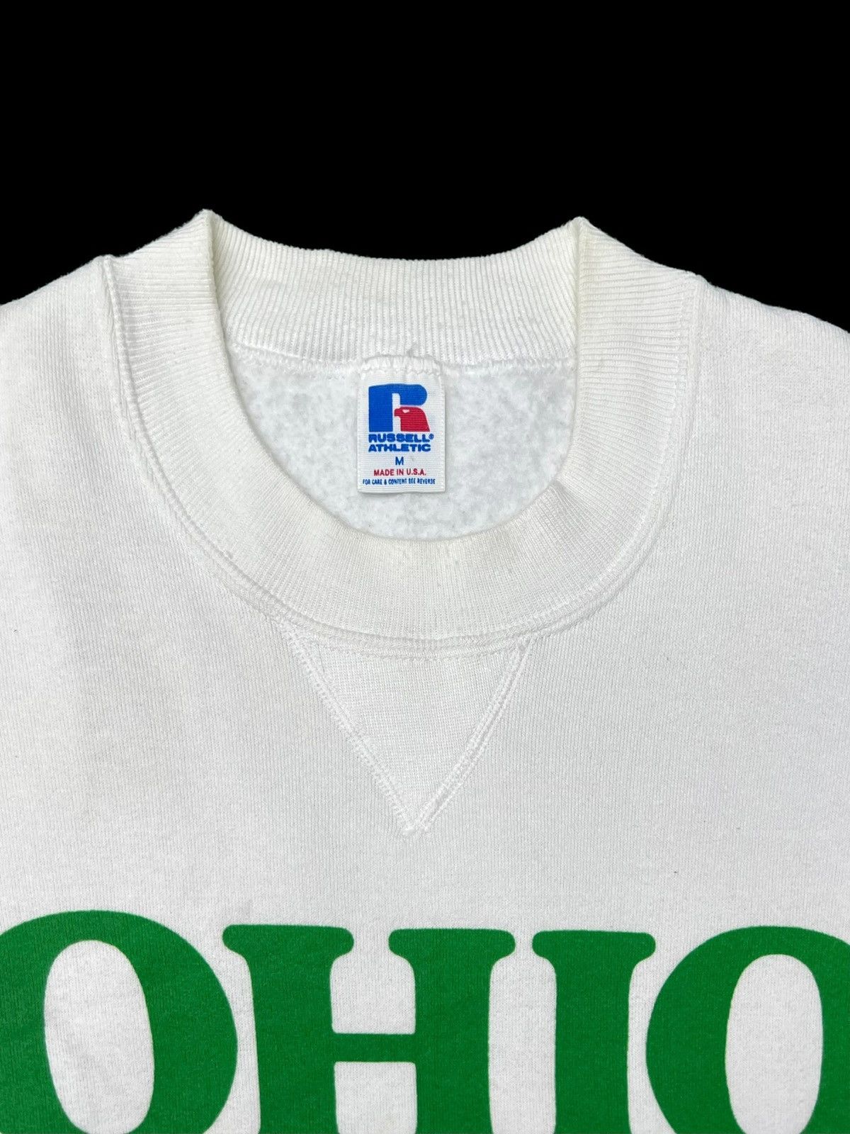Russell Athletic × Vintage Vtg RUSSELL Ohio University Big Spellout Logo Crewneck Size US M / EU 48-50 / 2 - 3 Thumbnail