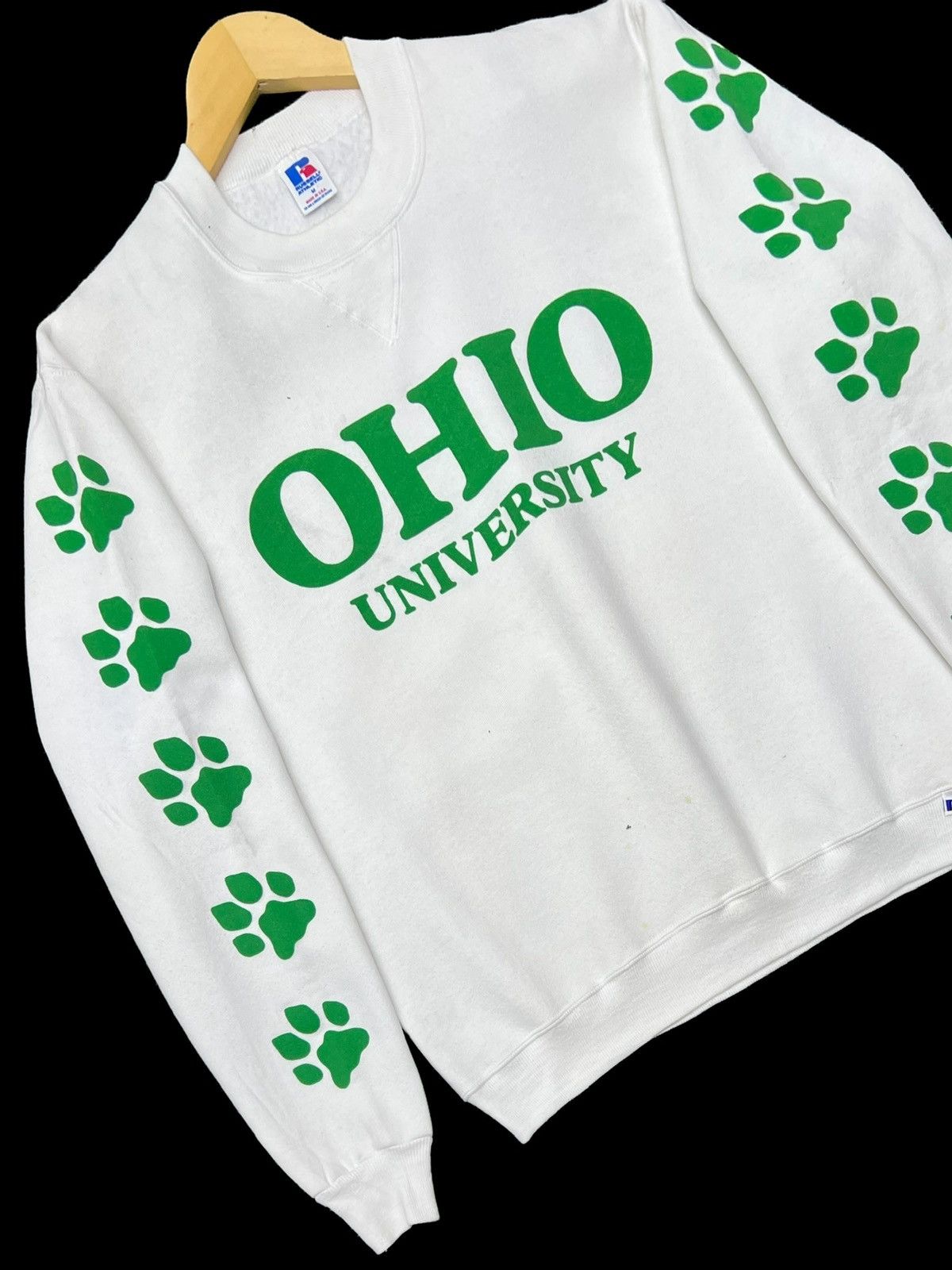 Russell Athletic × Vintage Vtg RUSSELL Ohio University Big Spellout Logo Crewneck Size US M / EU 48-50 / 2 - 6 Thumbnail