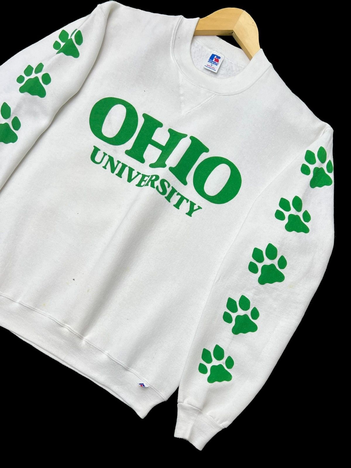 Russell Athletic × Vintage Vtg RUSSELL Ohio University Big Spellout Logo Crewneck Size US M / EU 48-50 / 2 - 5 Thumbnail