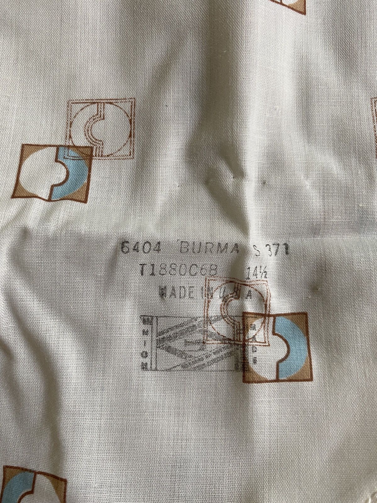 Arrow Vintage 70’s Arrow Textile Pattern Short Sleeve Button Up Size US S / EU 44-46 / 1 - 3 Thumbnail