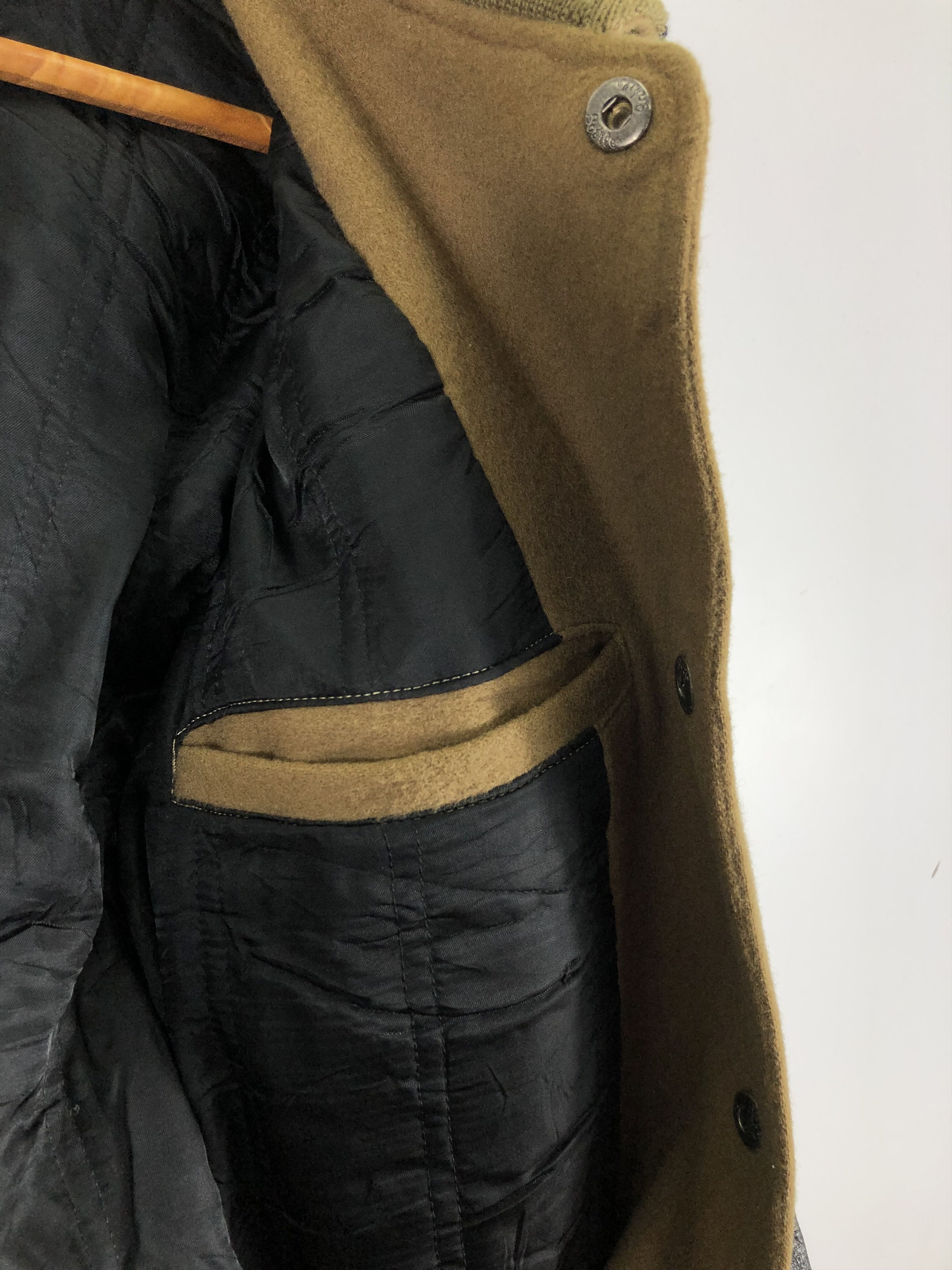 Designer Vintage 80s Place Des Vosges Varsity Leather Sleeve V0241 Size US L / EU 52-54 / 3 - 11 Thumbnail