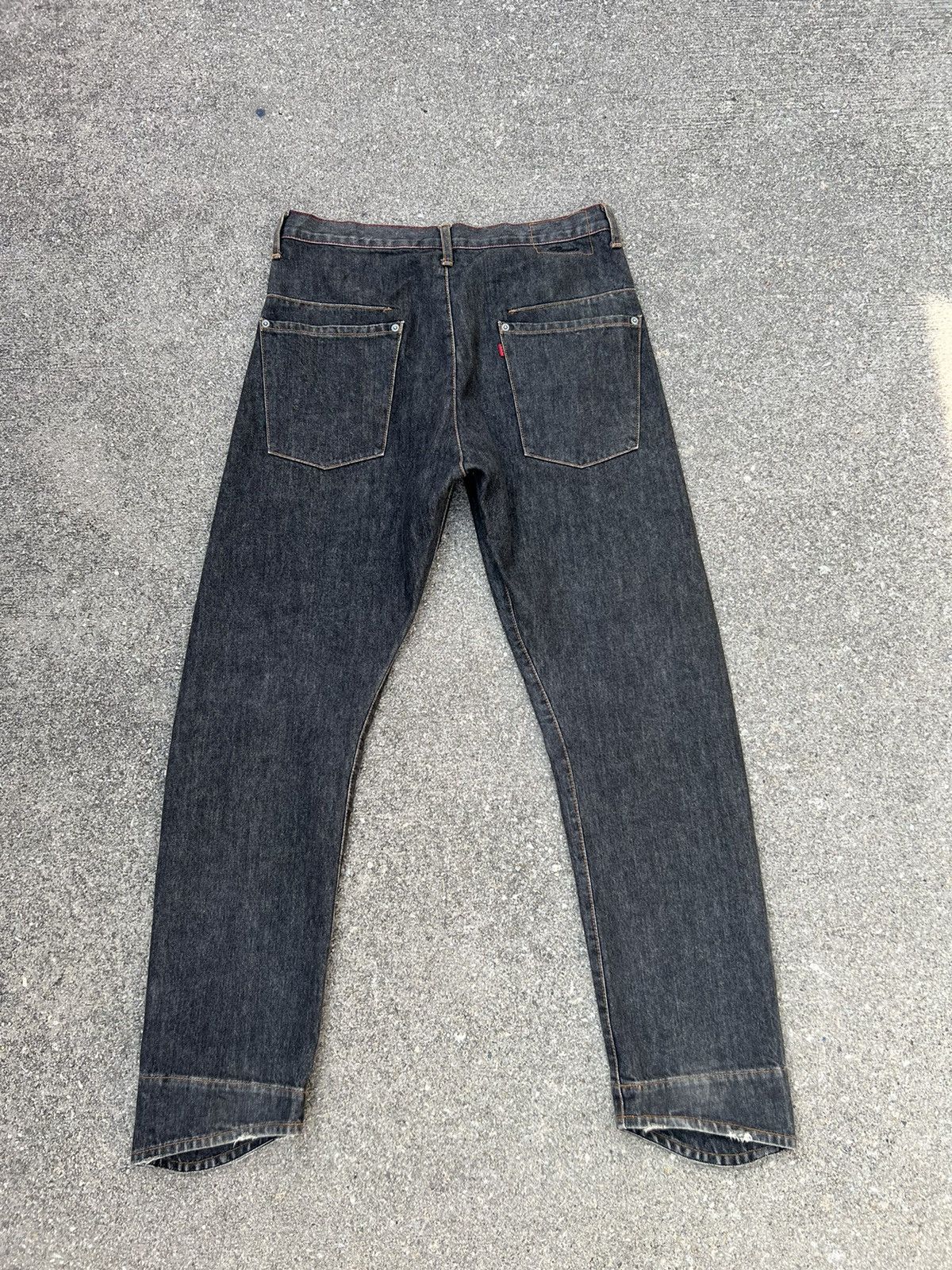 roarguns Vintage 90s Hiromu ROEN Japan Fade Denim Distressed Jeans Size US 30 / EU 46 - 5 Thumbnail