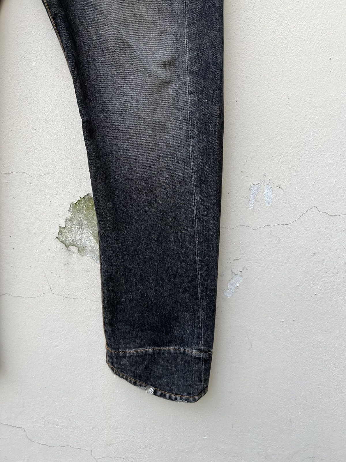 roarguns Vintage 90s Hiromu ROEN Japan Fade Denim Distressed Jeans Size US 30 / EU 46 - 11 Thumbnail