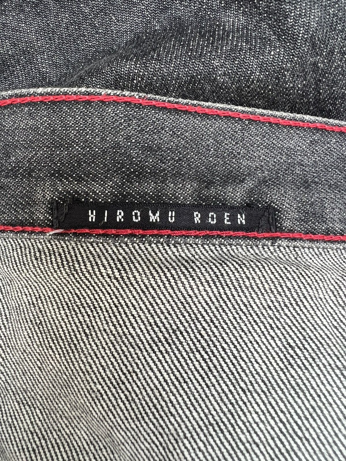roarguns Vintage 90s Hiromu ROEN Japan Fade Denim Distressed Jeans Size US 30 / EU 46 - 18 Thumbnail