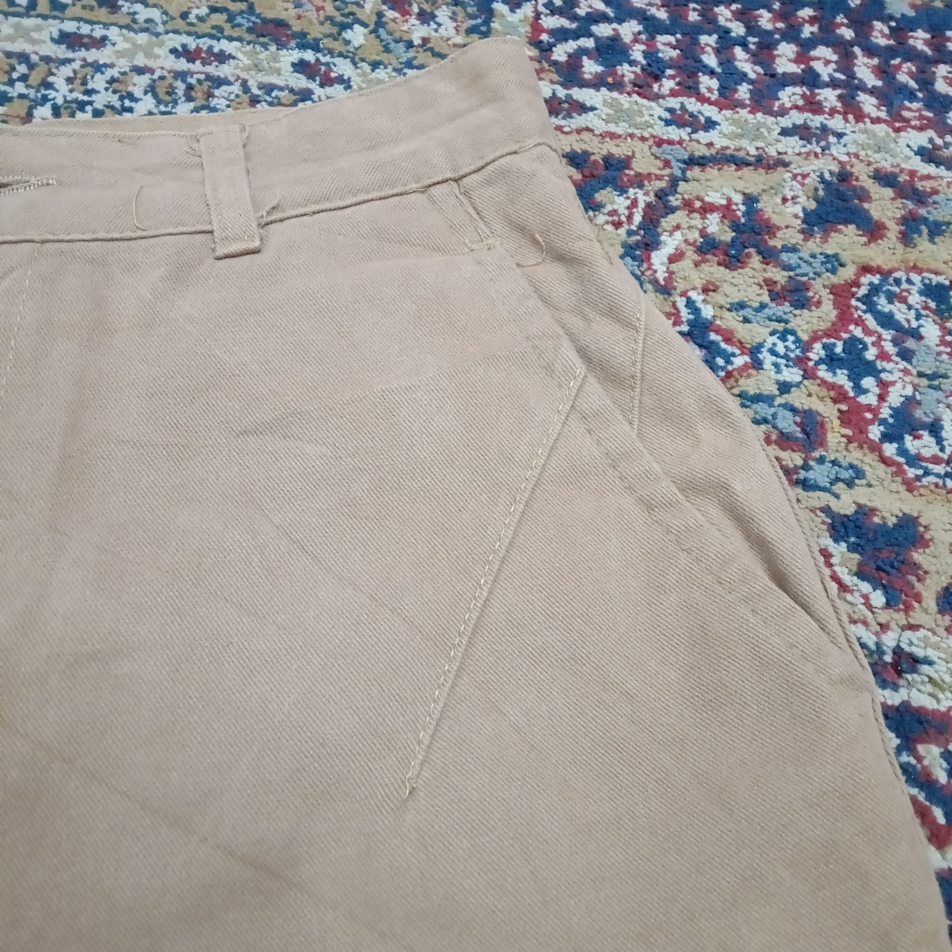 Number (N)ine × Takahiromiyashita The Soloist. Number (N)ine Khaki Cropped Pants Size US 30 / EU 46 - 4 Thumbnail