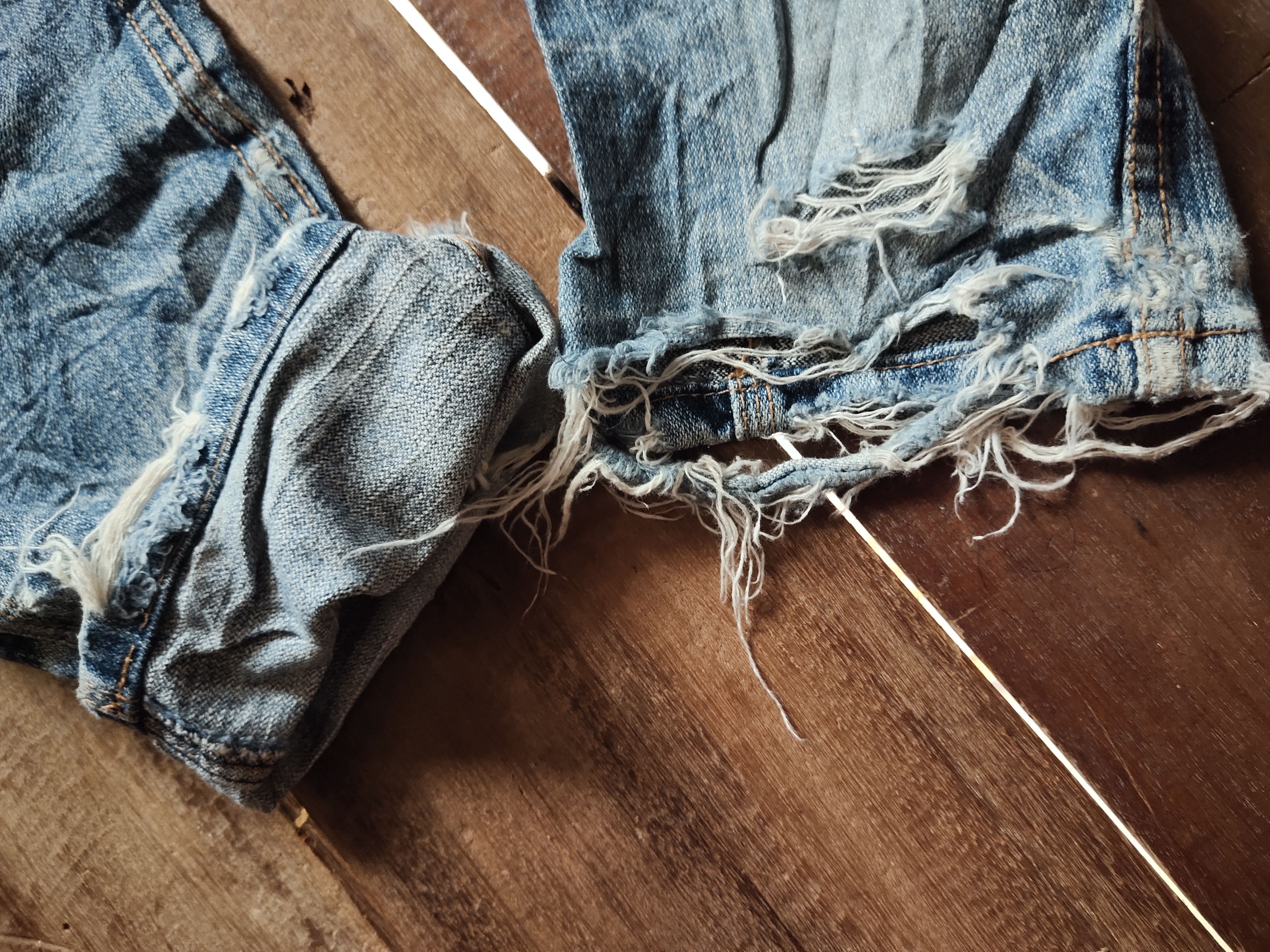 Japanese Brand × Jean Rare M2368 jeans japanese brand distressed denim Size 31" - 8 Thumbnail