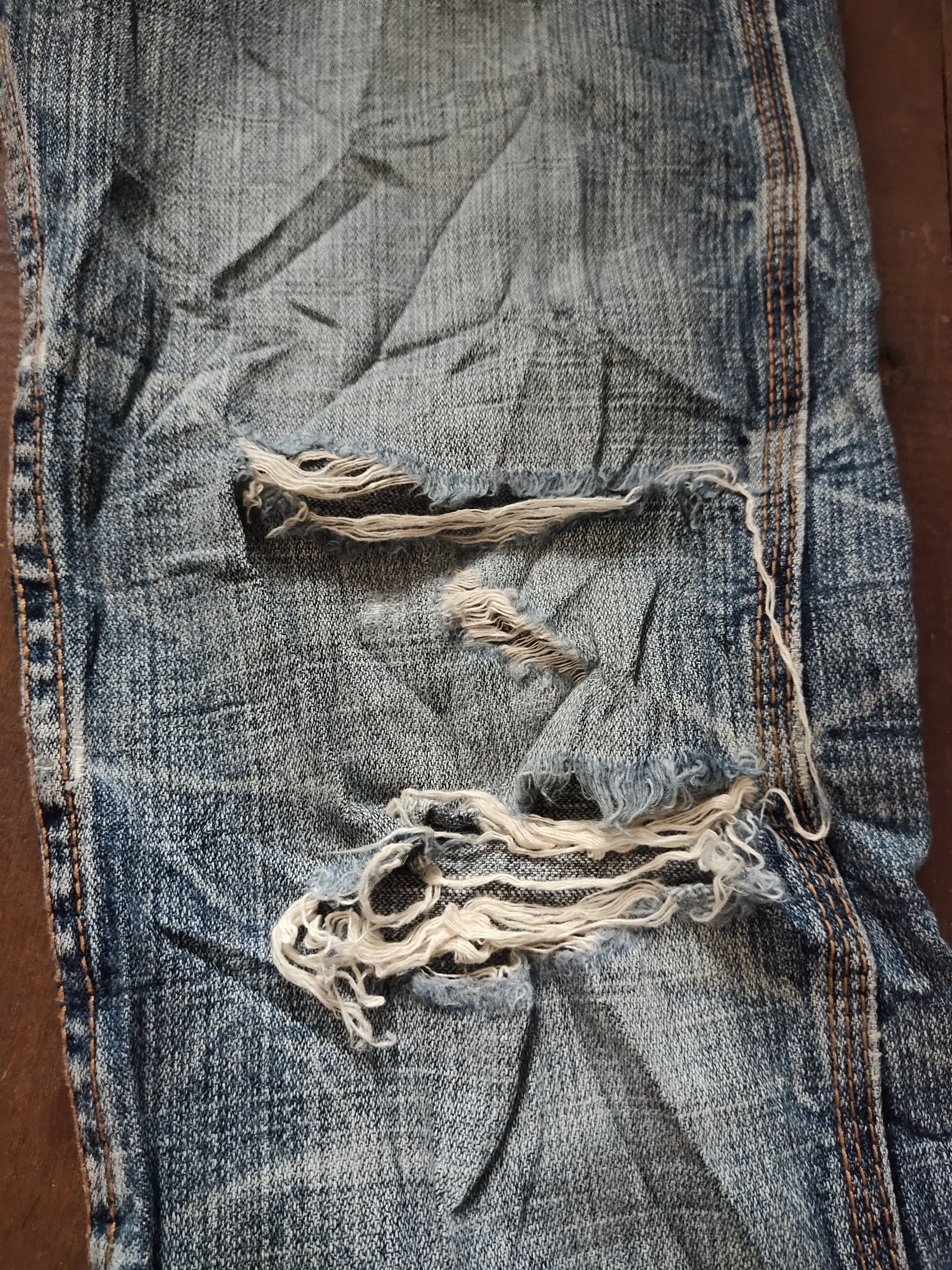 Japanese Brand × Jean Rare M2368 jeans japanese brand distressed denim Size 31" - 9 Thumbnail