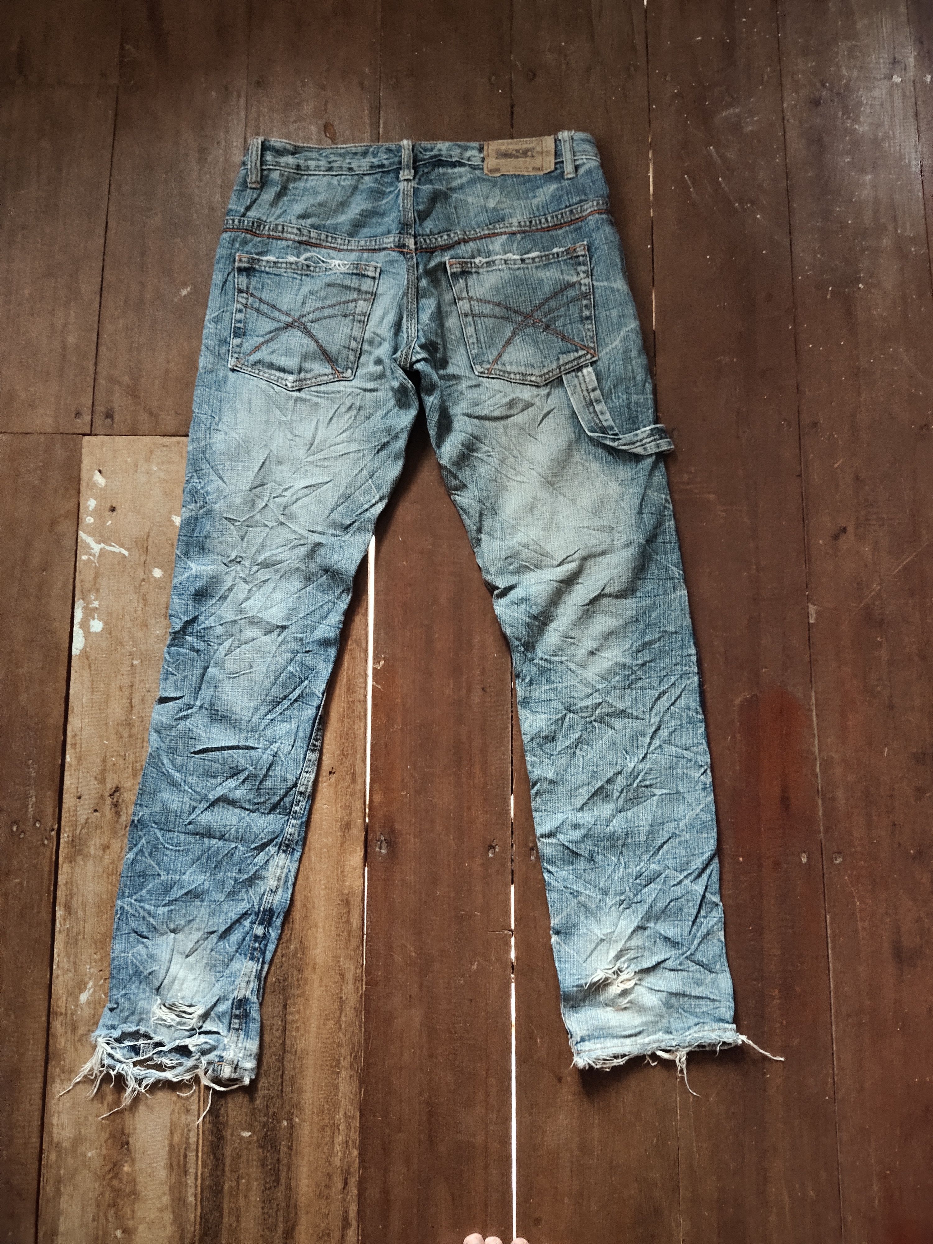 Japanese Brand × Jean Rare M2368 jeans japanese brand distressed denim Size 31" - 2 Thumbnail