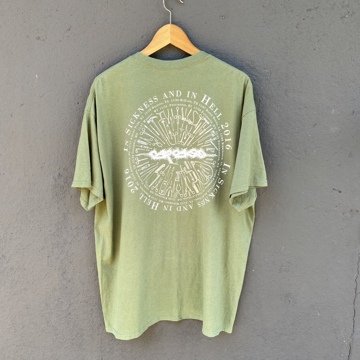 💥SICK💥Carcass English Extreme Metal Band ERD GRUNGE TEE