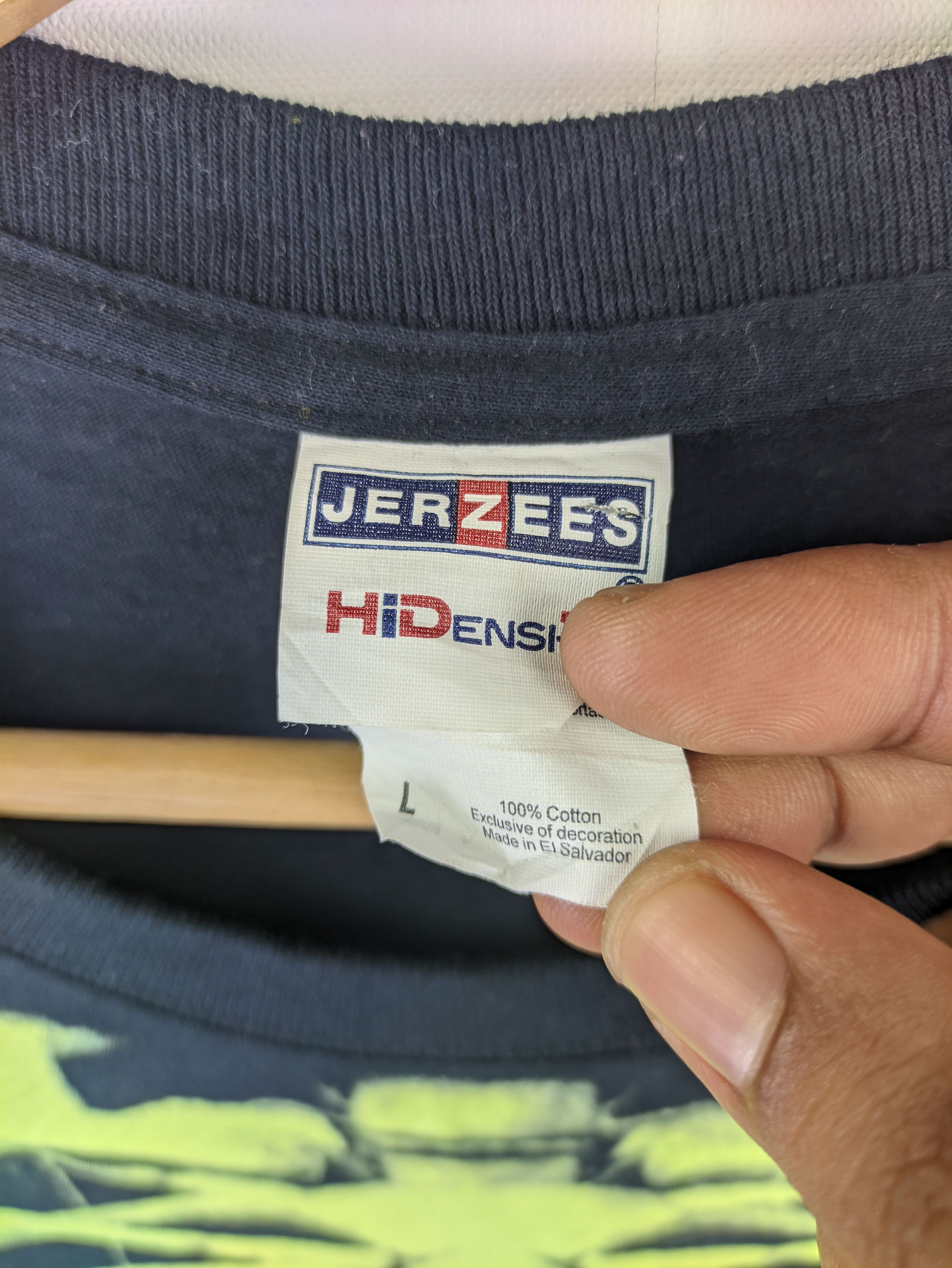 Jerzees Steals🔥T Shirt Skeleton Ribs Kapital Style Glow in the Dark Size US L / EU 52-54 / 3 - 3 Thumbnail
