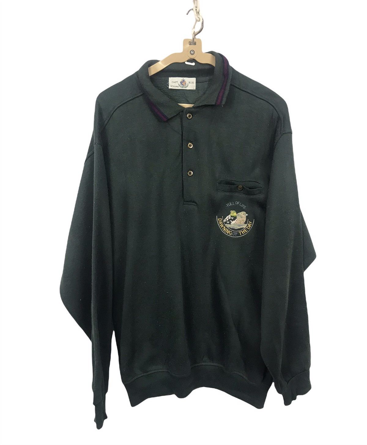 Japanese Brand × Vintage Japanese brand polos sweatshirt Size US M / EU 48-50 / 2 - 1 Thumbnail