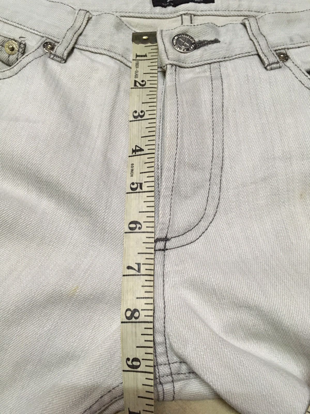 A.P.C. A. P. C. Distressed Style White Denim Pants Size US 32 / EU 48 - 14 Thumbnail