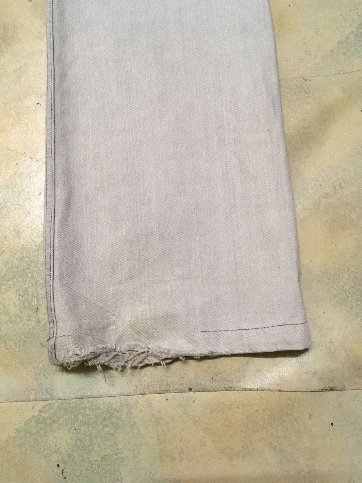 A.P.C. A. P. C. Distressed Style White Denim Pants Size US 32 / EU 48 - 7 Thumbnail