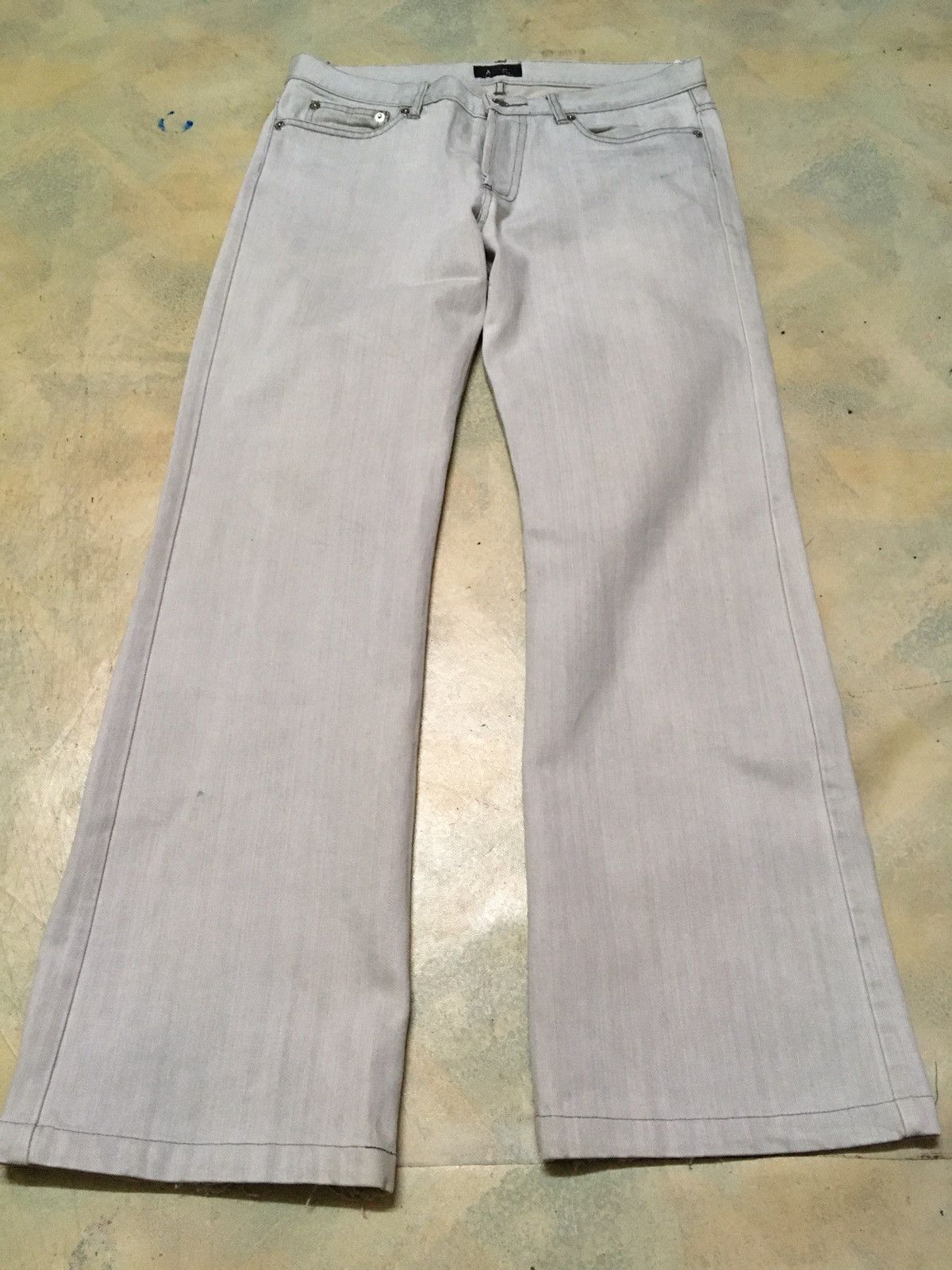 A.P.C. A. P. C. Distressed Style White Denim Pants Size US 32 / EU 48 - 4 Thumbnail
